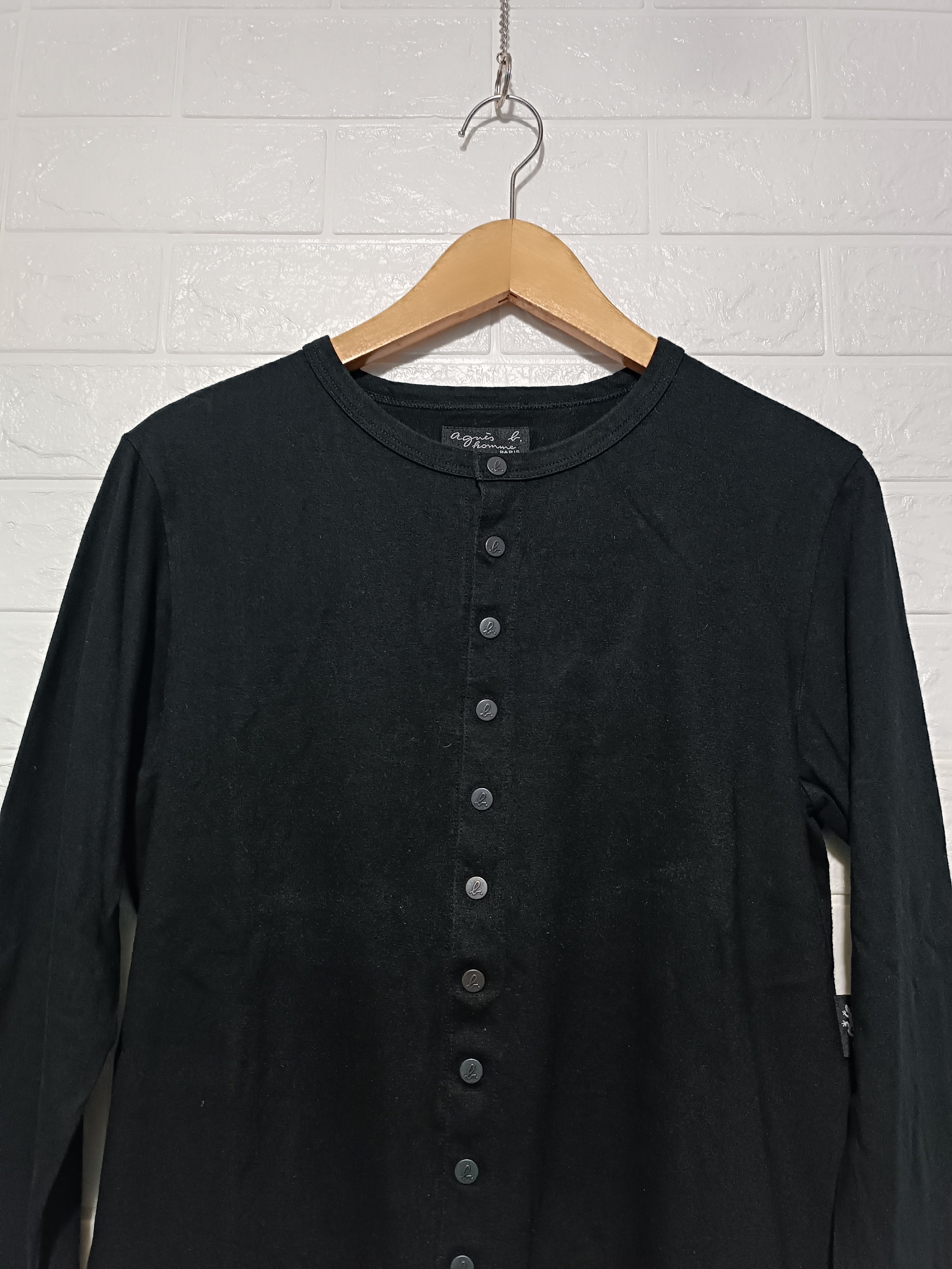 agnes b. Agnes B Homme Paris Snap Button Cotton Size US M / EU 48-50 / 2 - 3 Thumbnail