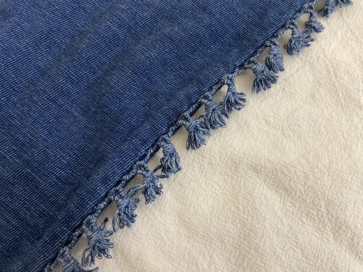 Kapital KAPITAL Indigo fringe arm cover Size ONE SIZE - 3 Thumbnail