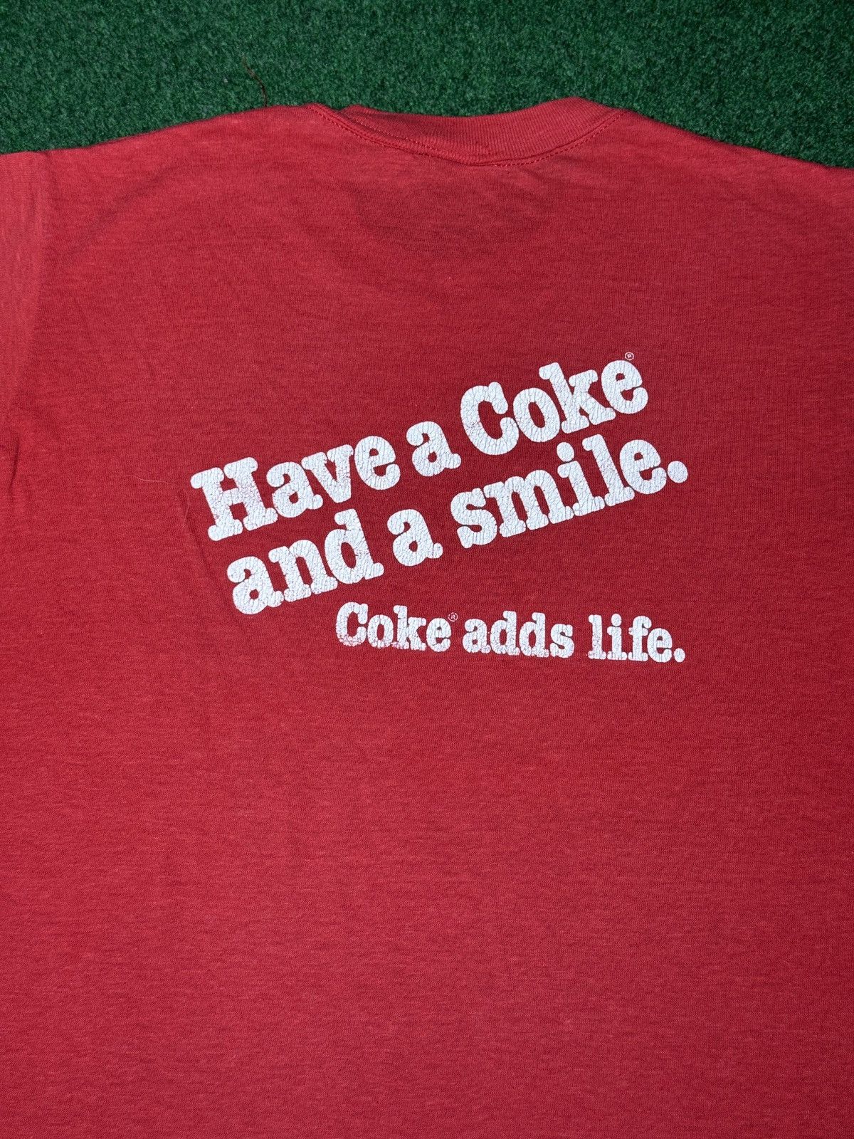 Vintage Vintage 80s Coca Cola Thailand Soda Promo Med T Shirt Size US M / EU 48-50 / 2 - 4 Thumbnail