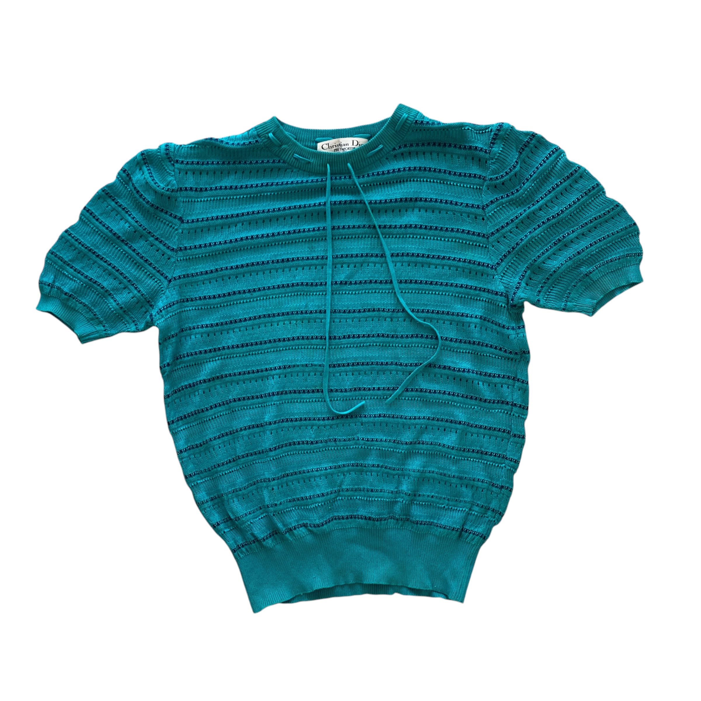 Christian Dior Monsieur × Dior Vintage Christian Dior Knit Blouses Size M / US 6-8 / IT 42-44 - 1 Thumbnail