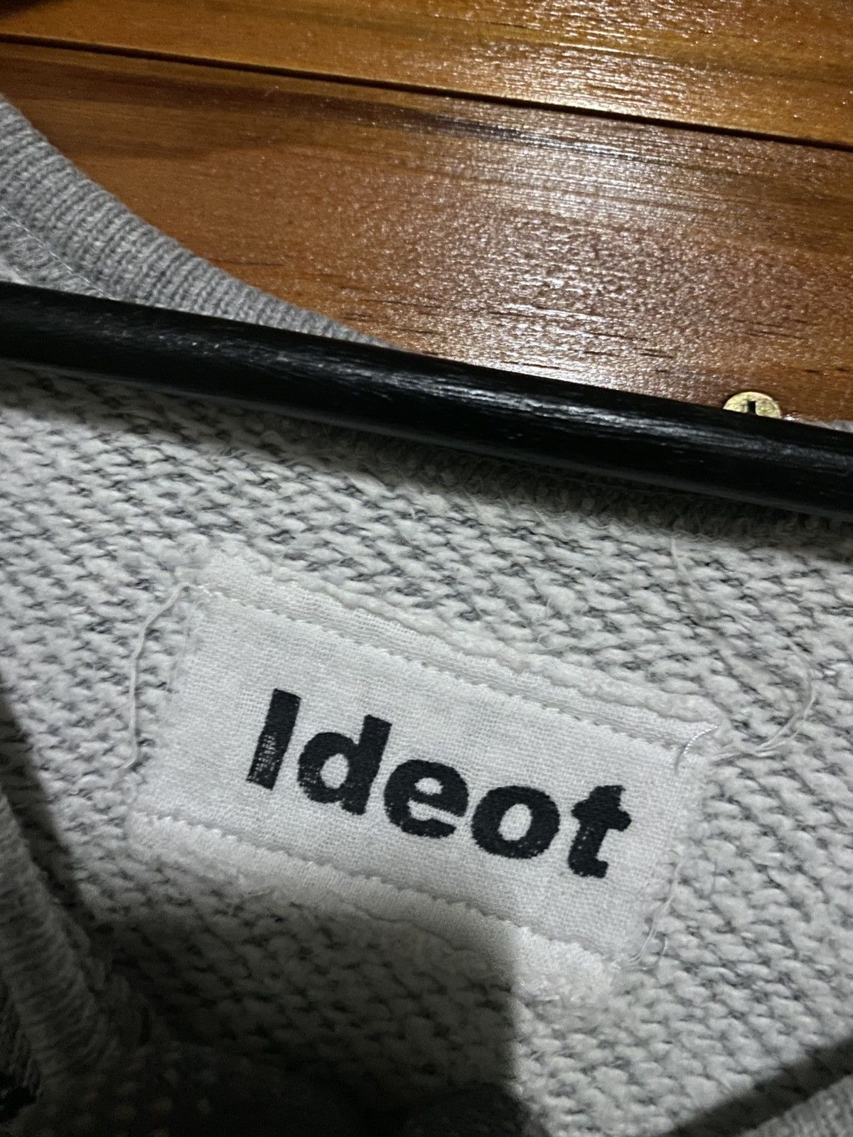 Japanese Brand Vintage IDEOT Japan 100% Cotton Graphic Print Sweater Size US M / EU 48-50 / 2 - 6 Thumbnail
