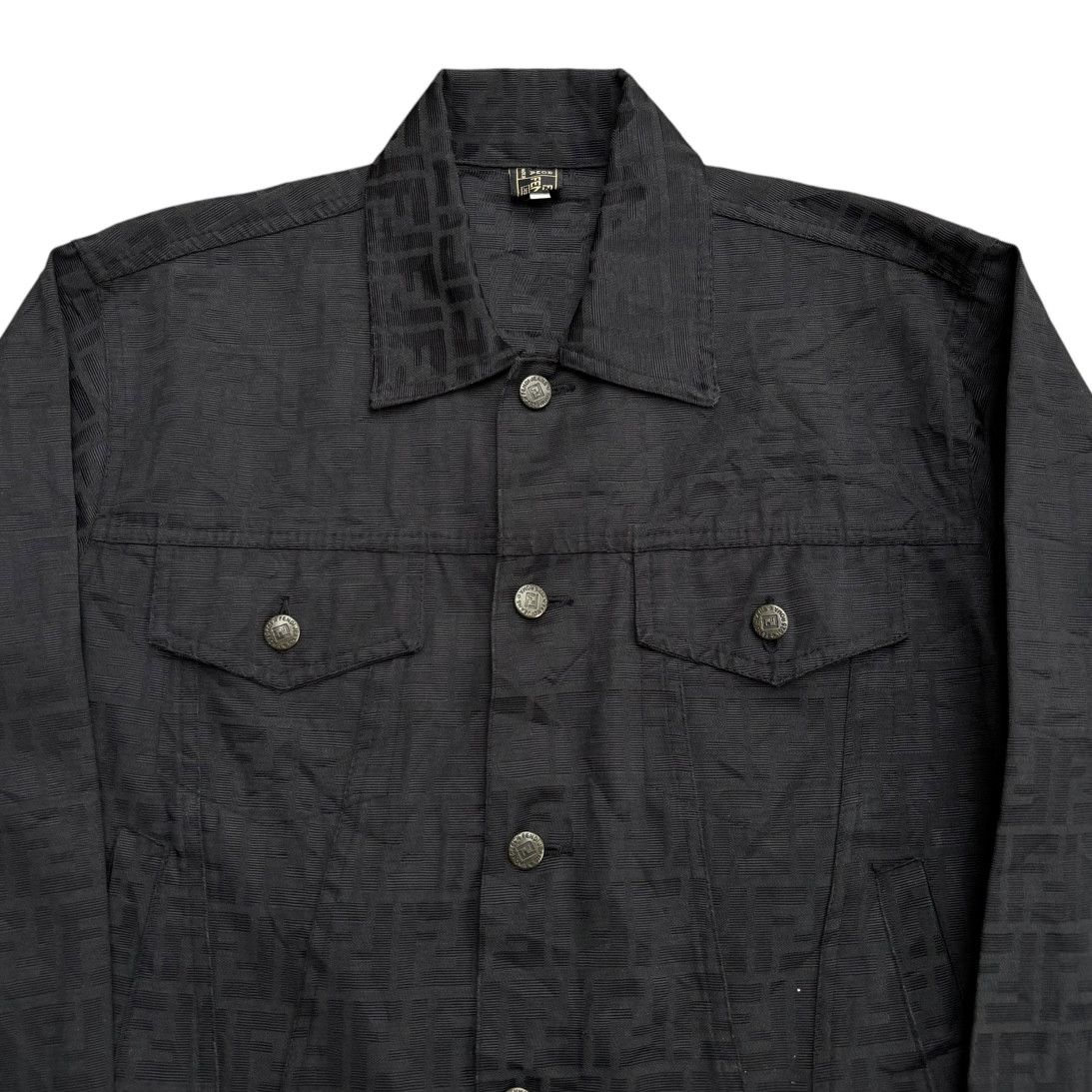 Fendi Vintage Fendi Zucca Trucker Jacket Size M / US 6-8 / IT 42-44 - 4 Thumbnail