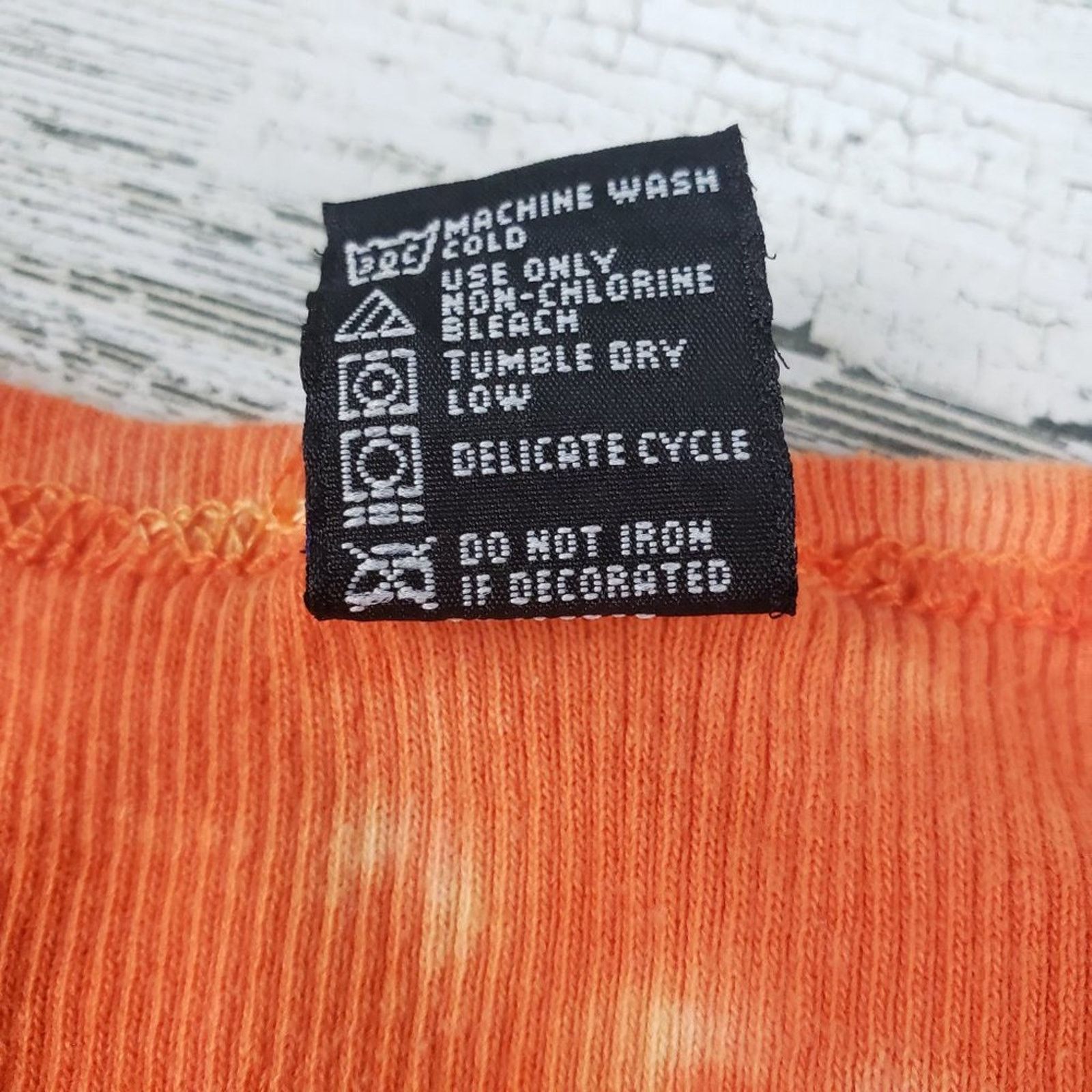 Other NWOT Point Sportswear Tie Dye Orange Spiral Tank Top Medium Size M / US 6-8 / IT 42-44 - 9 Thumbnail