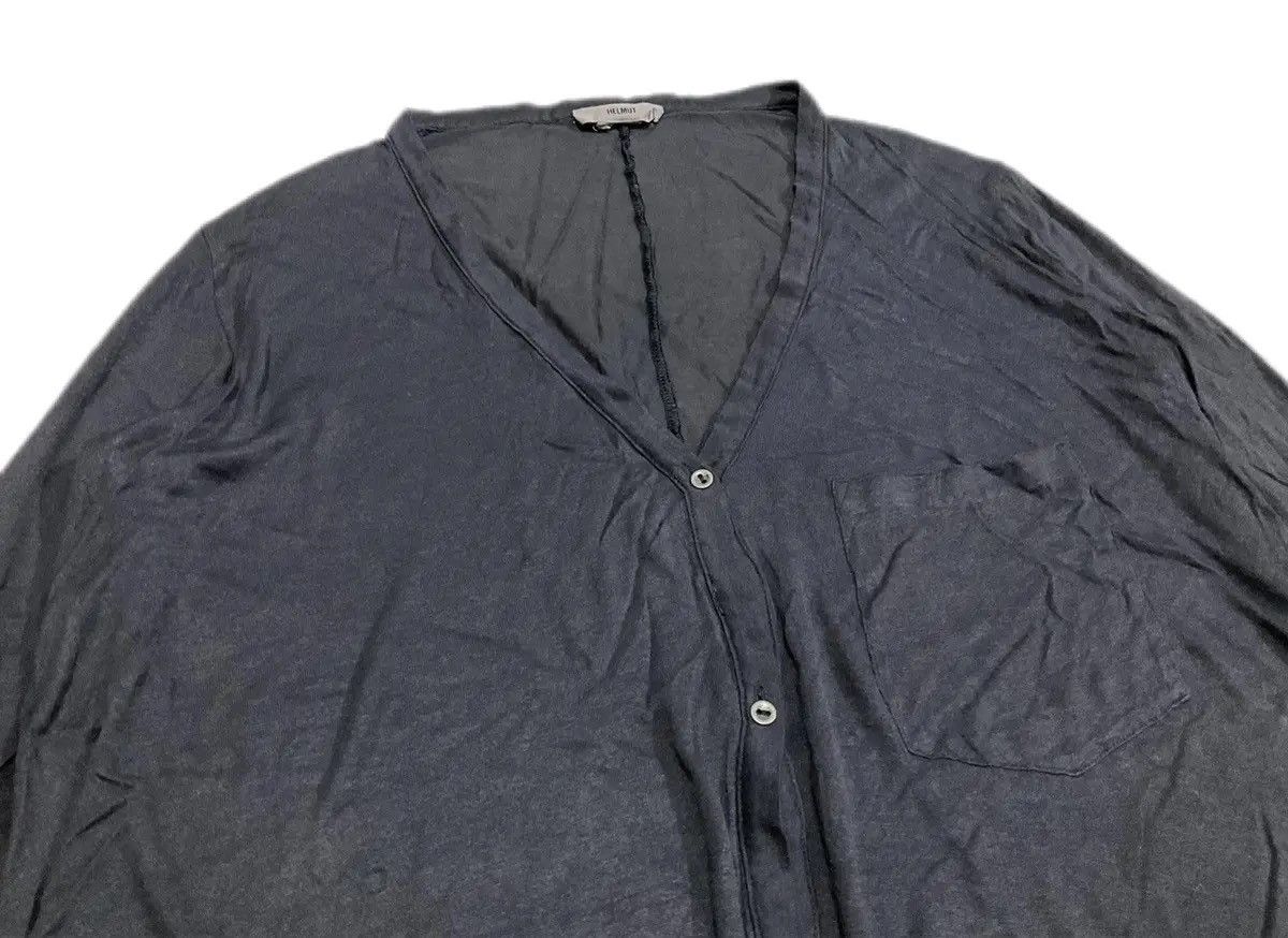 Designer × Helmut Lang ♟️ Helmut Lang Rayon Cardigan Size M / US 6-8 / IT 42-44 - 4 Thumbnail