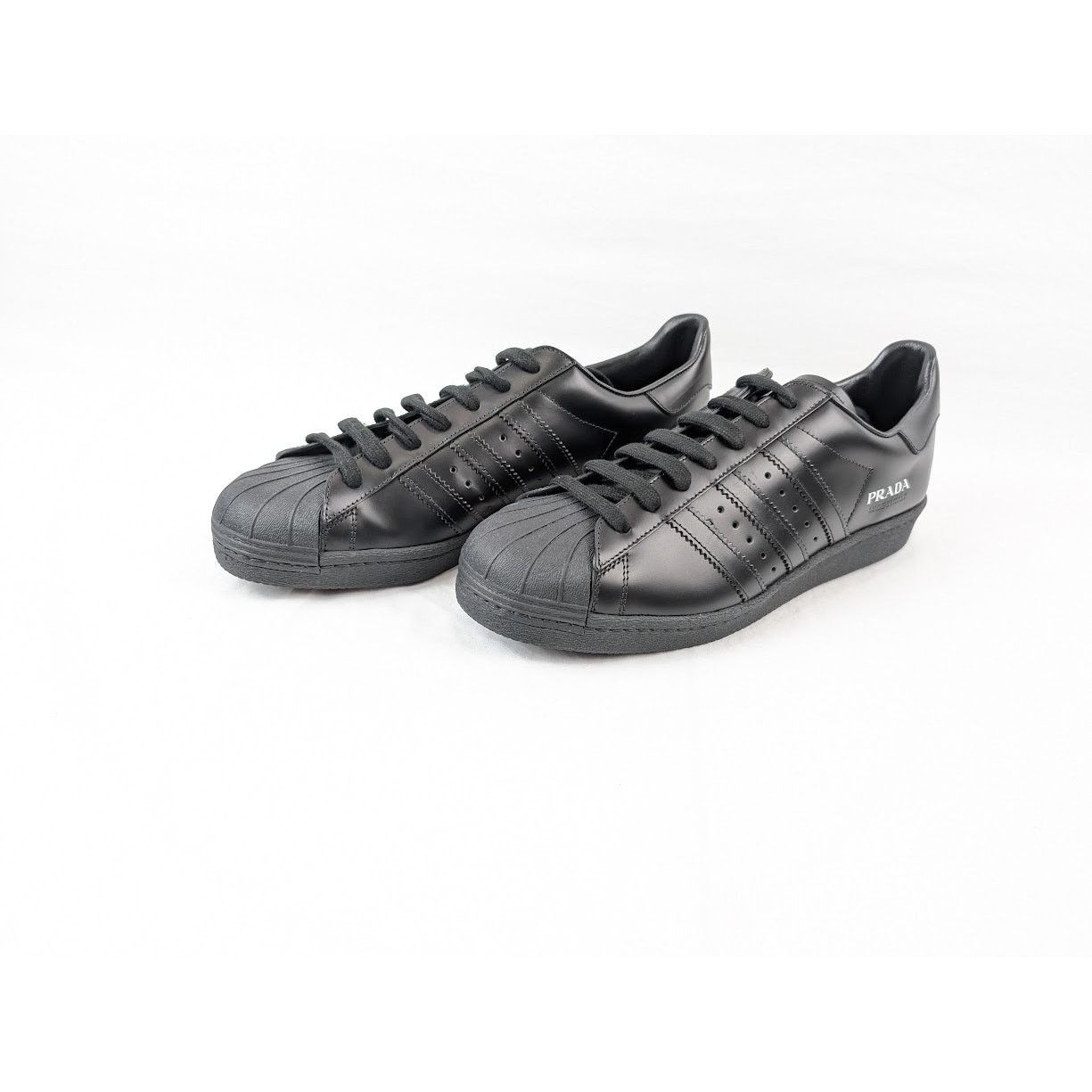 Prada o1rshd1 Brushed Calf Low-Top Sneakers in Black Size US 9.5 / EU 42-43 - 14 Thumbnail