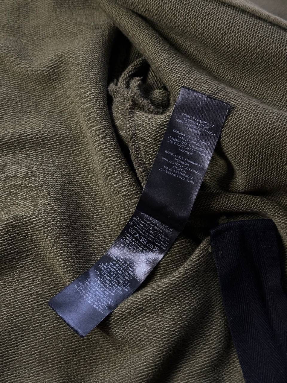 Balmain Balmain Paris Men’s Zip Hoodie Olive Green Luxury Biker Size US S / EU 44-46 / 1 - 15 Thumbnail