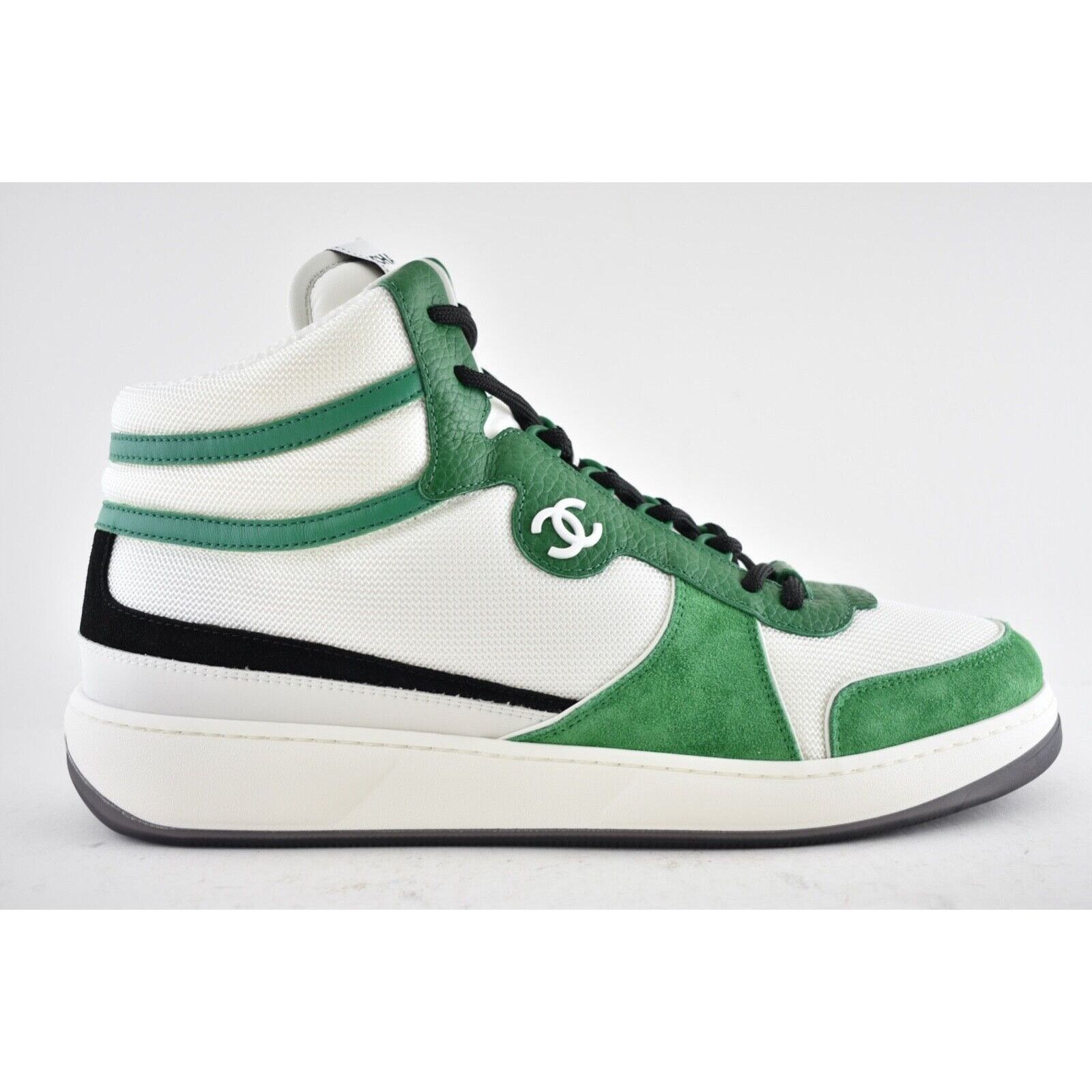 Chanel Chanel 22P Mens High Top Lace Up Trainer Sneaker 45 12 Size US 12 / EU 45 - 1 Thumbnail