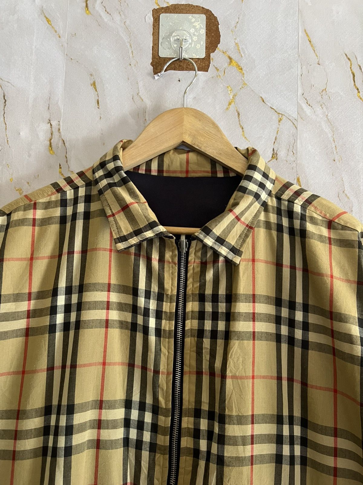Burberry Burberry Nova Check Reversible Zipper Jacket Size US L / EU 52-54 / 3 - 10 Thumbnail