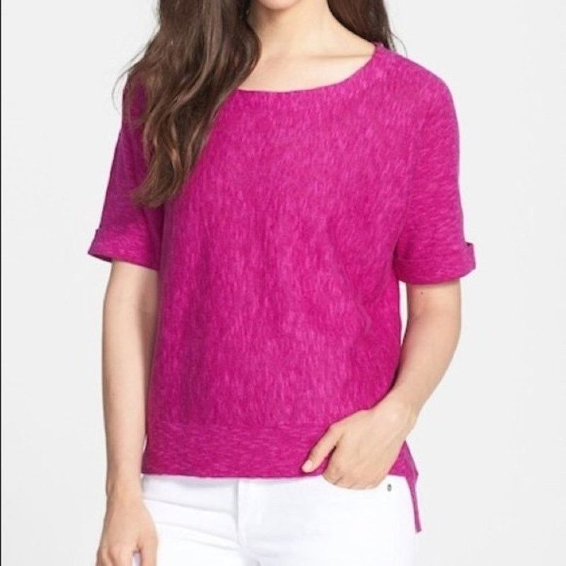 Eileen Fisher Eileen Fisher Organic Linen Cotton Slub Knit Top Womens S Size S / US 4 / IT 40 - 7 Thumbnail