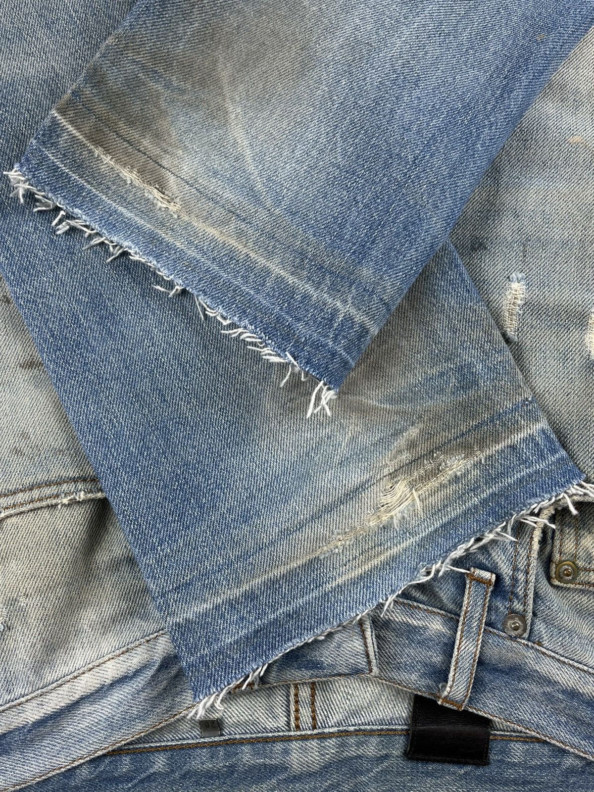 Dior Dior Homme Mudwash Painter Distressed Blue Denim Jeans Size US 28 / EU 44 - 8 Thumbnail