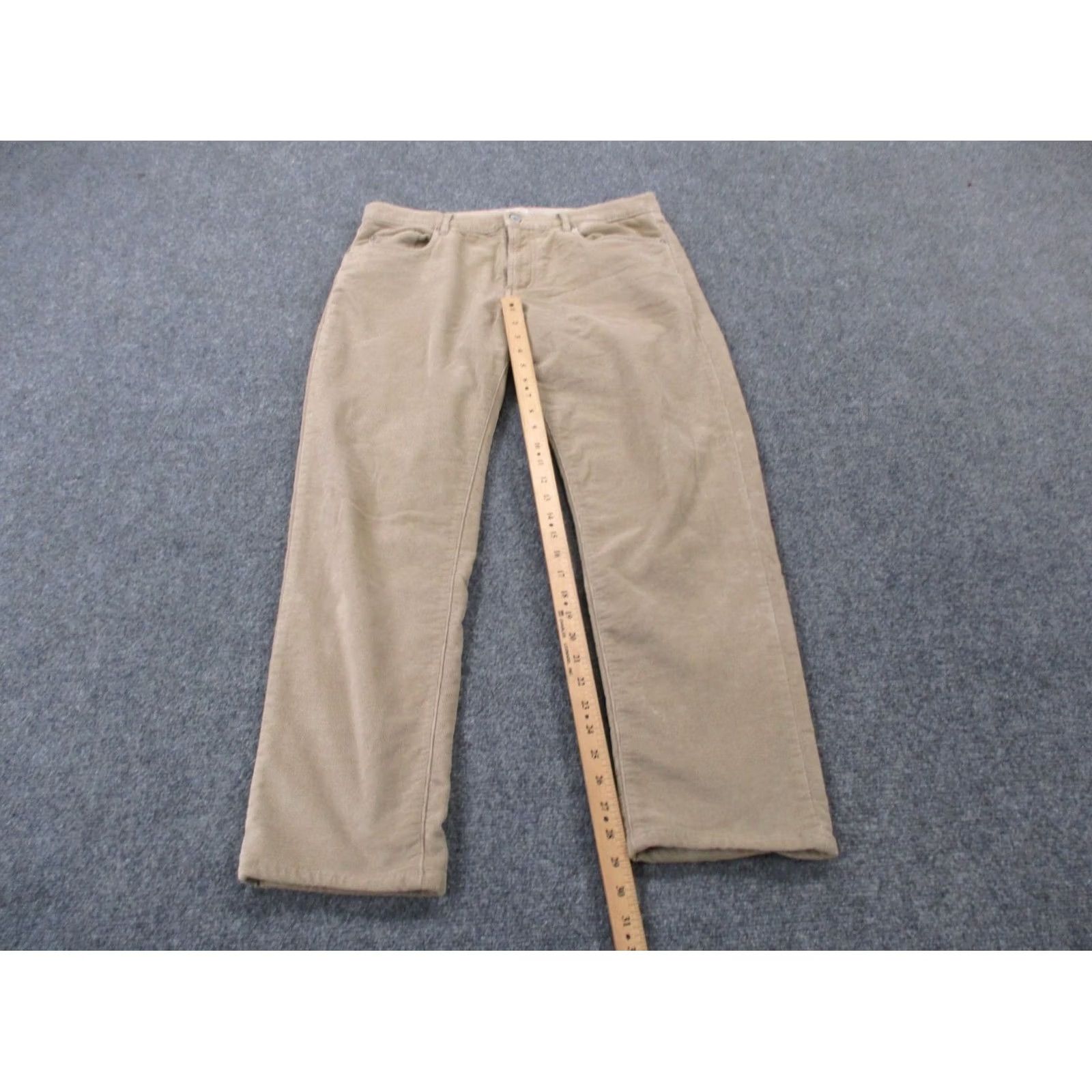 Faherty Faherty Pants Men 32 x 32 Beige Chino Corduroy Straight Stretch Casual Preppy Pants Mens Beige Corduroy Chino Straight Stretch 32x32 Size US 32 / EU 48 - 3 Thumbnail