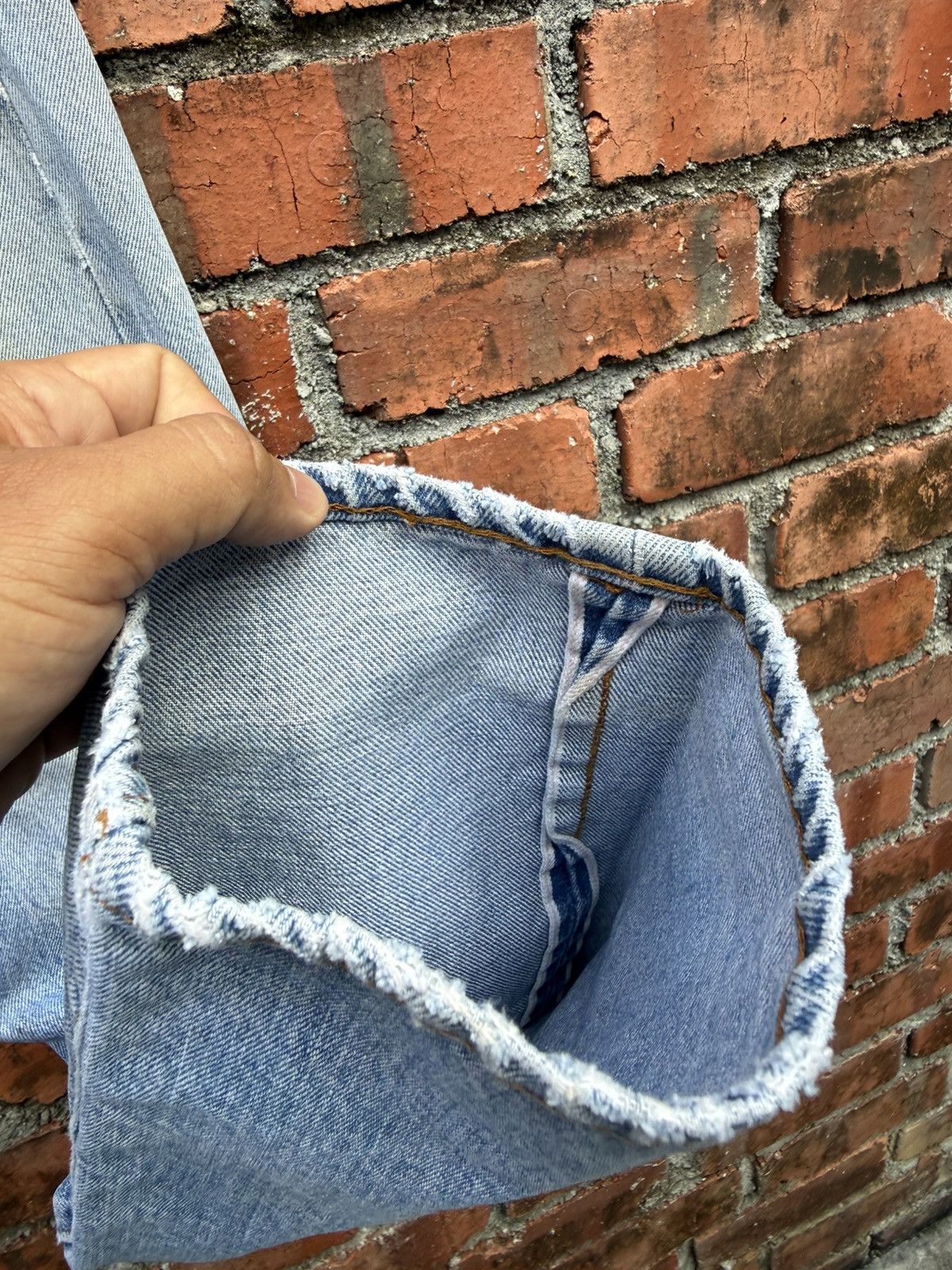 Levi's Vintage Clothing W29x33 Vintage levi’s 501 redline repaired 80s made in USA Size US 29 - 5 Thumbnail