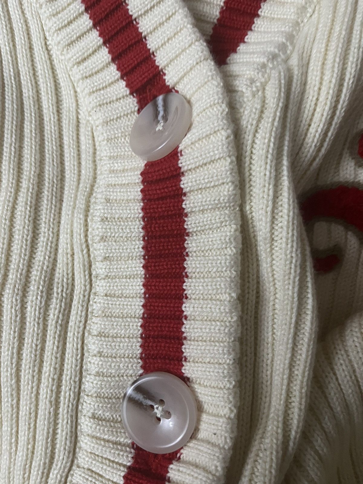 Japanese Brand Aseye Studio Red Cardigan Size US M / EU 48-50 / 2 - 6 Thumbnail