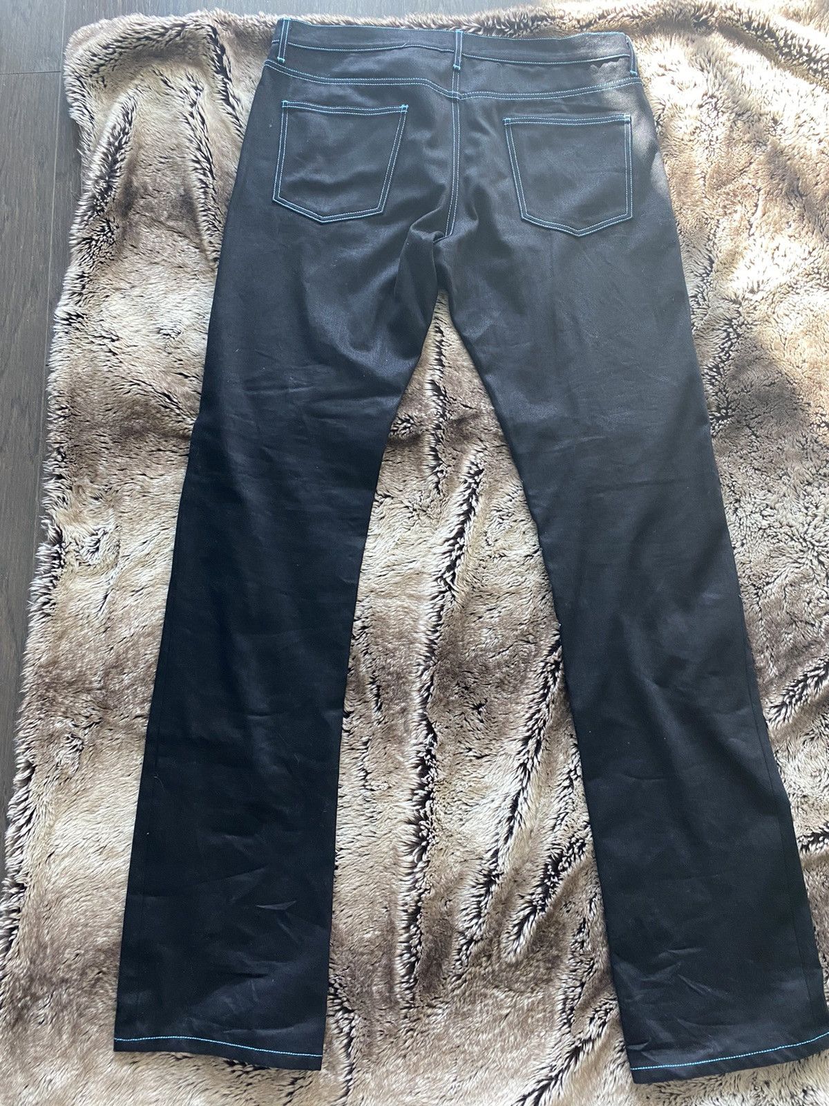 Vlone Live Vlone Die Vlone Denim Jeans XXL Black/Teal Size US 38 / EU 54 - 3 Thumbnail