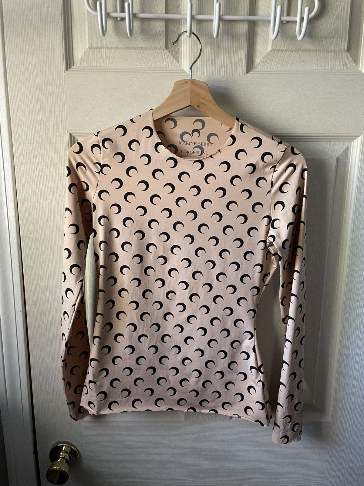 Marine Serre Marine Serre Tan Crewneck Size L / US 10 / IT 46 - 1 Thumbnail