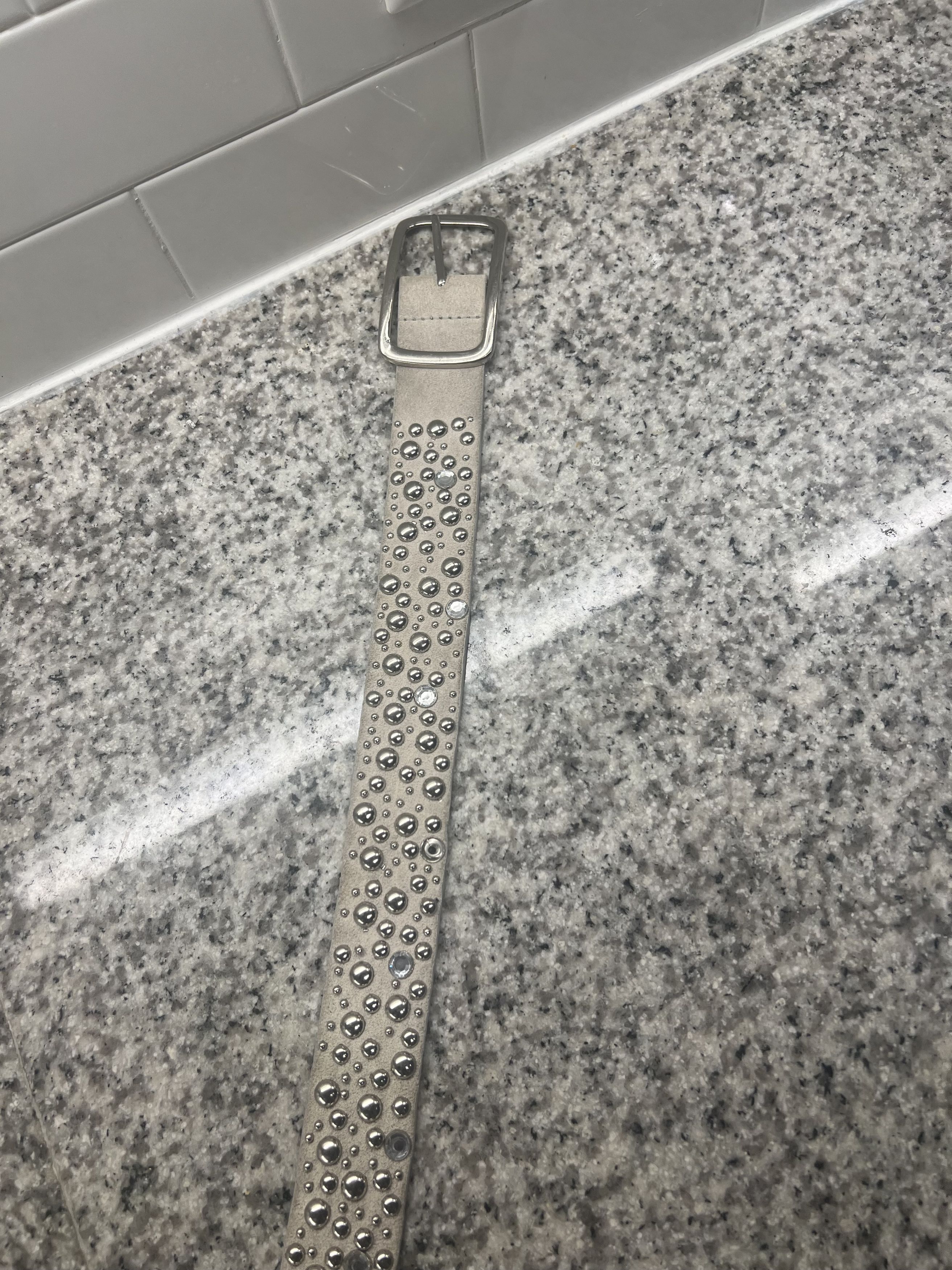 B.B. Simon Studded belt (BB simons) look alike Size 38 - 6 Thumbnail