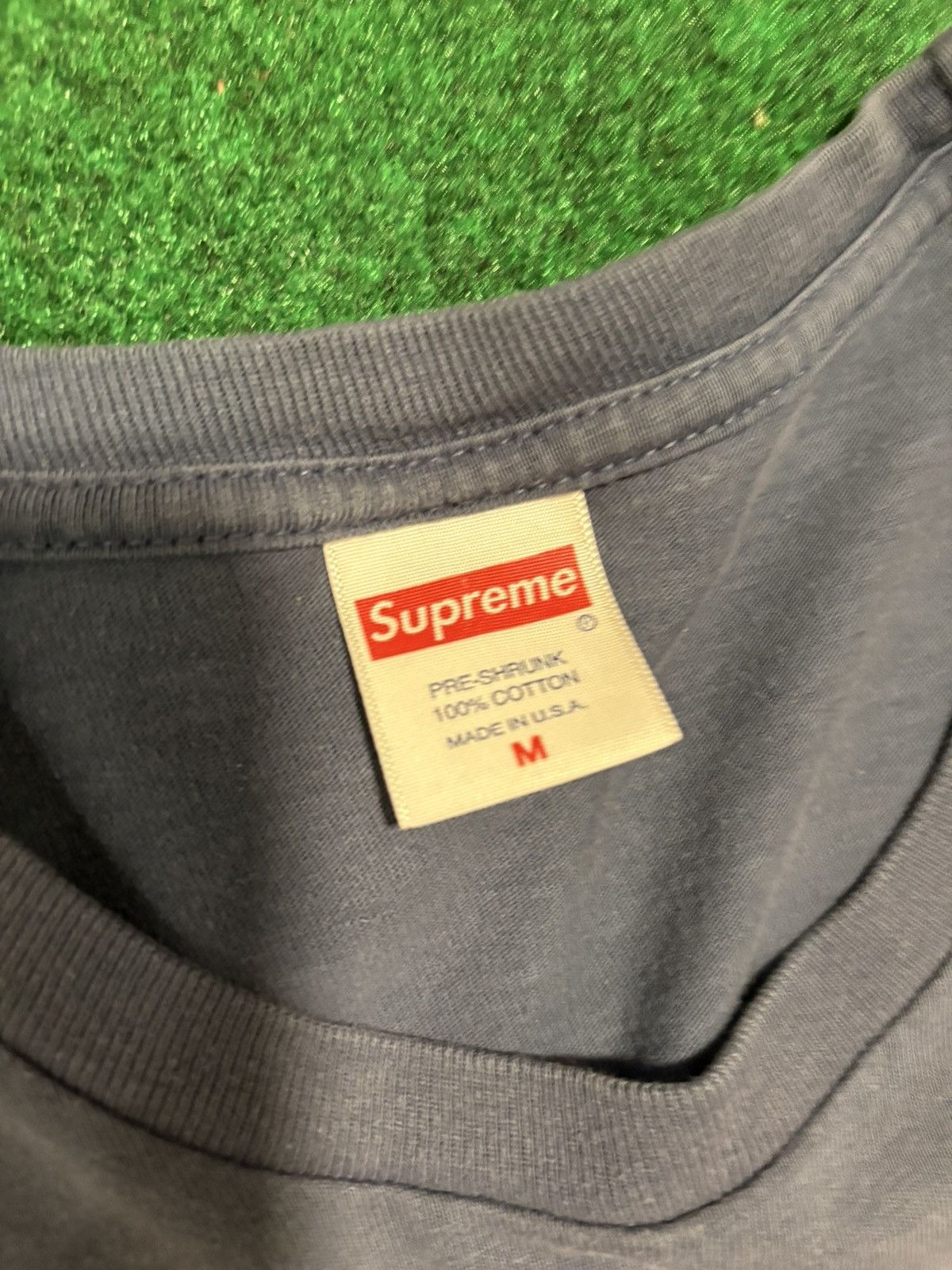 Supreme Faded Arabic Logo Tee Size US M / EU 48-50 / 2 - 2 Thumbnail