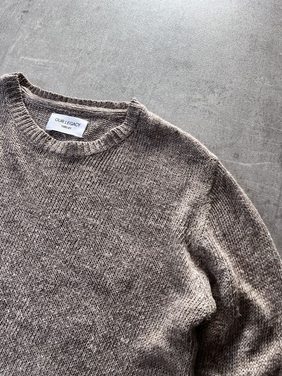 Our Legacy Our Legacy brown 100% lienen sweater Size US M / EU 48-50 / 2 - 5 Thumbnail