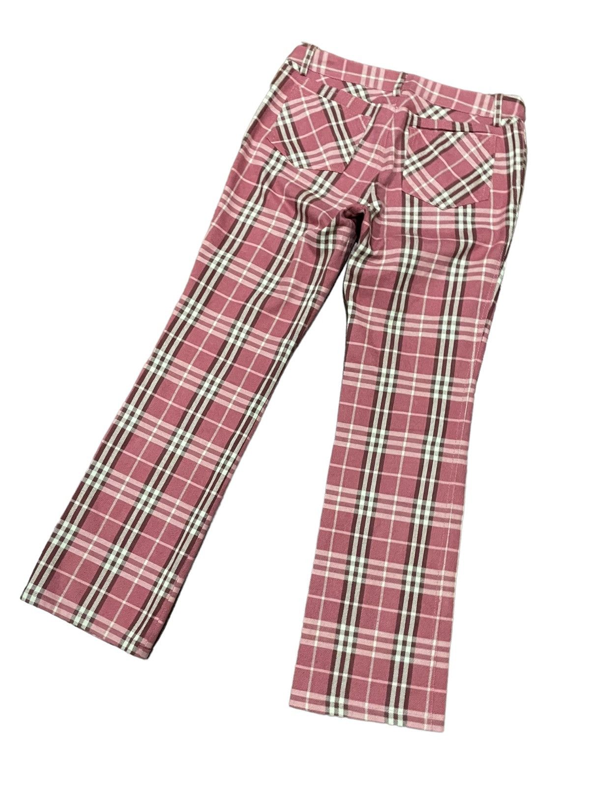 Burberry × Designer Burberry Blue Label Checkered Denim Size 29" - 9 Thumbnail