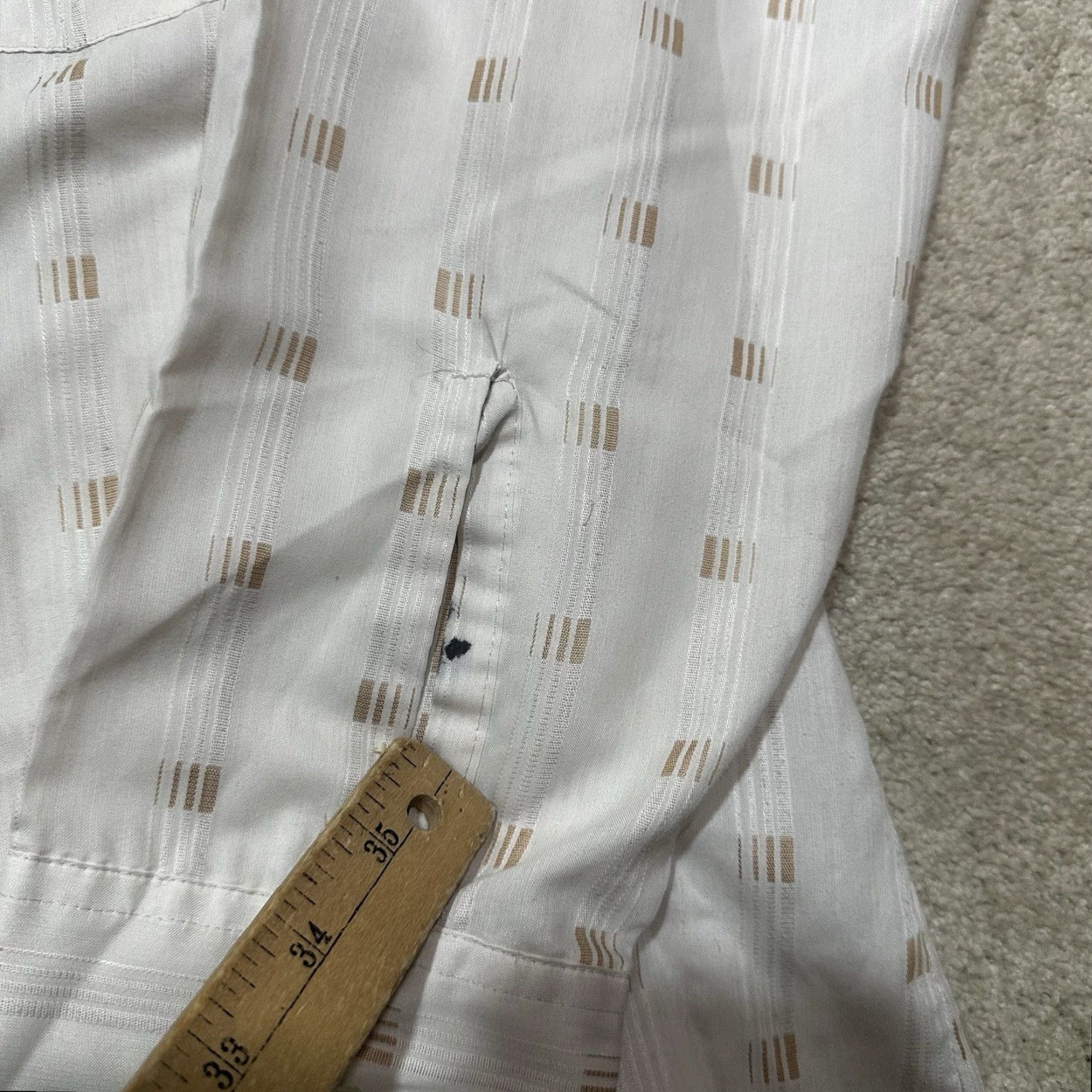 Vintage VINTAGE Dee Cee Button-Front Shirt Mens XL Beige Dagger Collar 1970s Rockabilly Shirt long sleeve Casual Size XL Size US XL / EU 56 / 4 - 4 Thumbnail