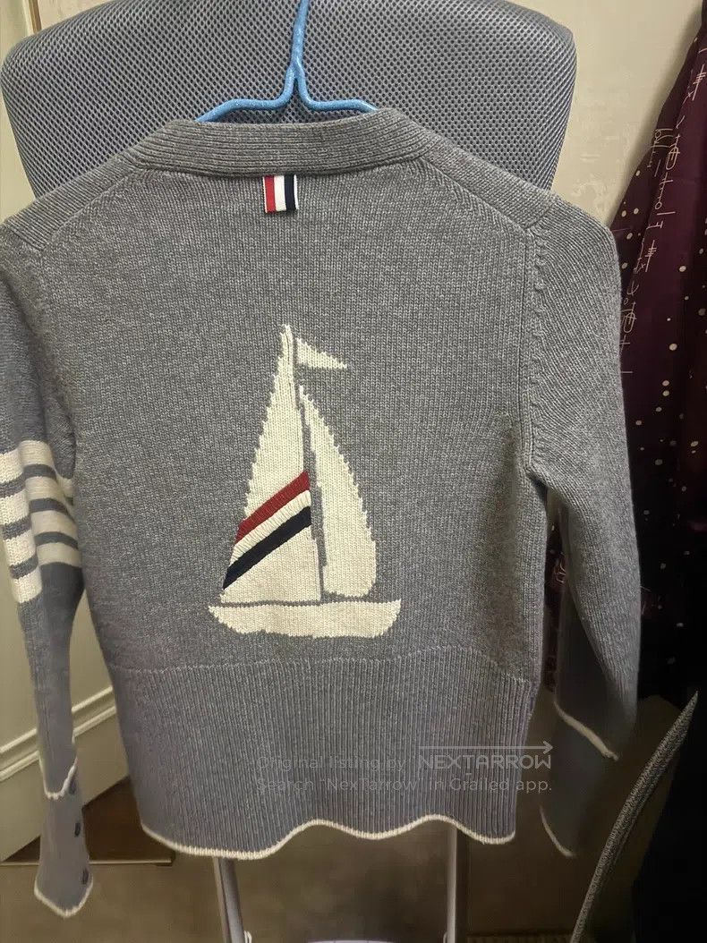 Thom Browne Thom Browne Gray Sweater Size S / US 4 / IT 40 - 2 Thumbnail