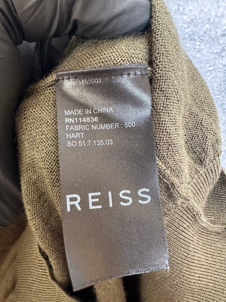 Reiss Reiss Hart Crew Wool Jumper Green LS Pullover Sweater Size US L / EU 52-54 / 3 - 11 Thumbnail
