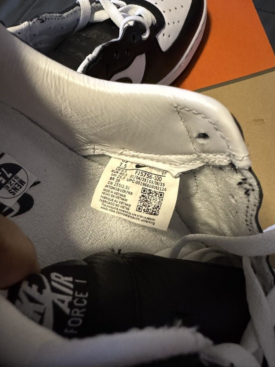 Nike Air Force One Low x Terror Squad “Blackout” Size US 7.5 / EU 40-41 - 5 Thumbnail