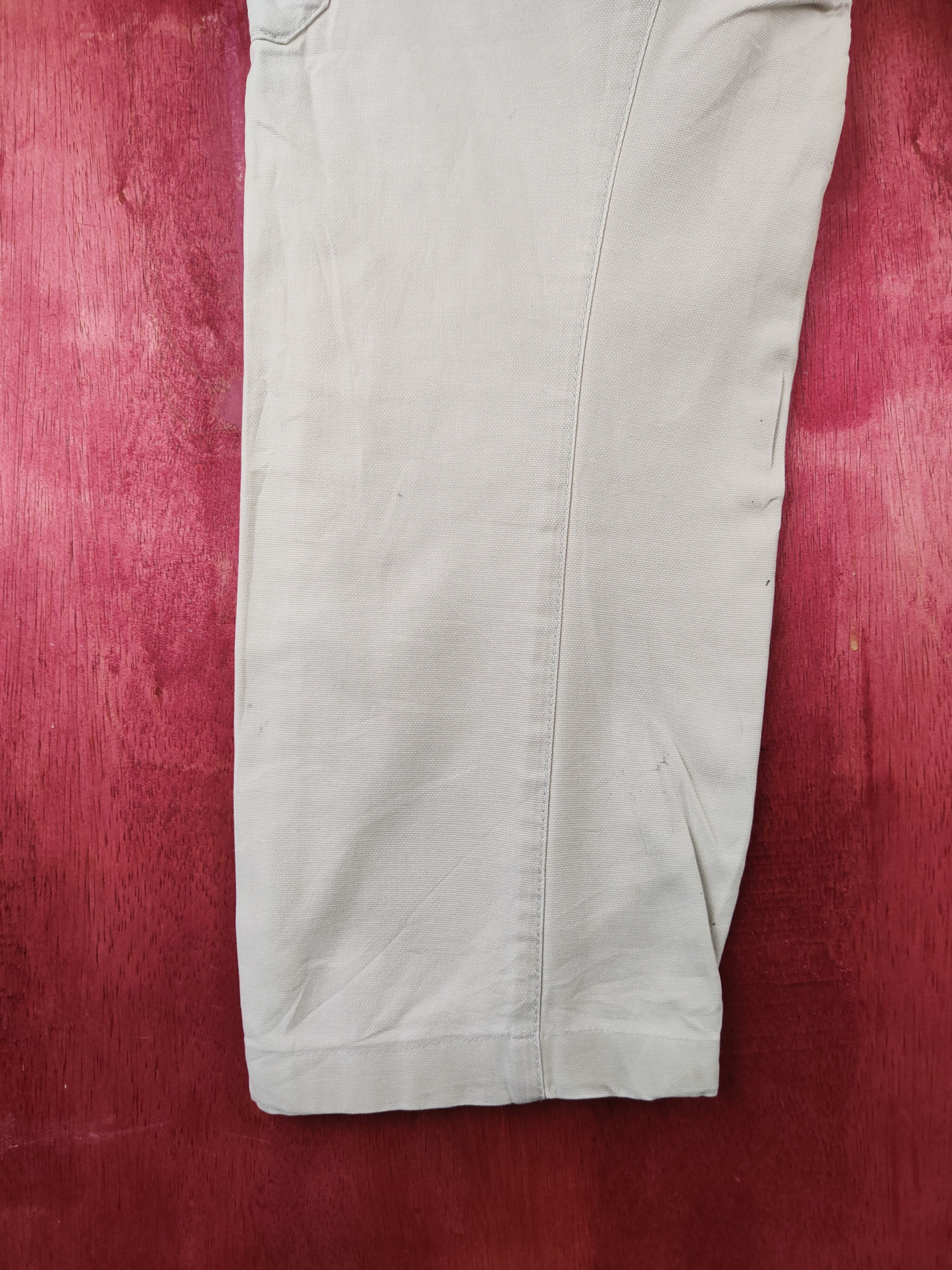 Japanese Brand Genba Ivory Multipocket Cargo Pants N#S011 Size US 32 / EU 48 - 9 Thumbnail
