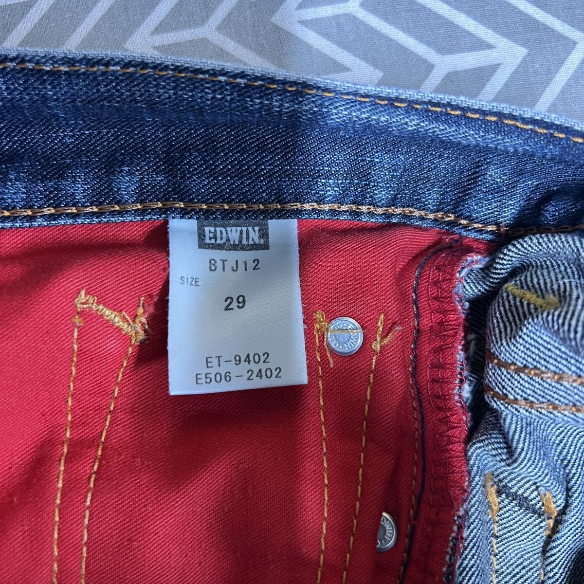 Edwin VTG EDWIN BLUE TRIP TOKYO JEAN Size US 29 - 12 Thumbnail