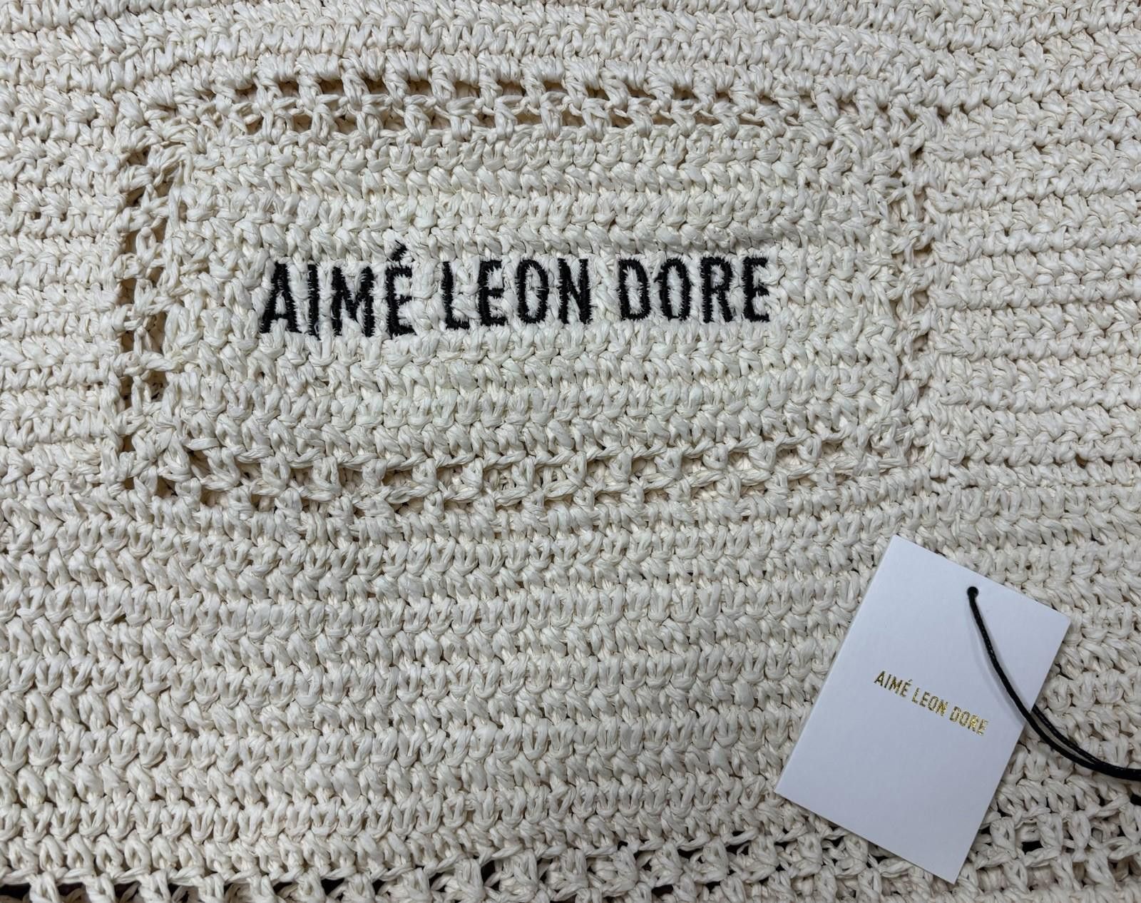 Aime Leon Dore Aime Leon Dore Crochet Tote Bag SS25 Beige Size ONE SIZE - 2 Thumbnail