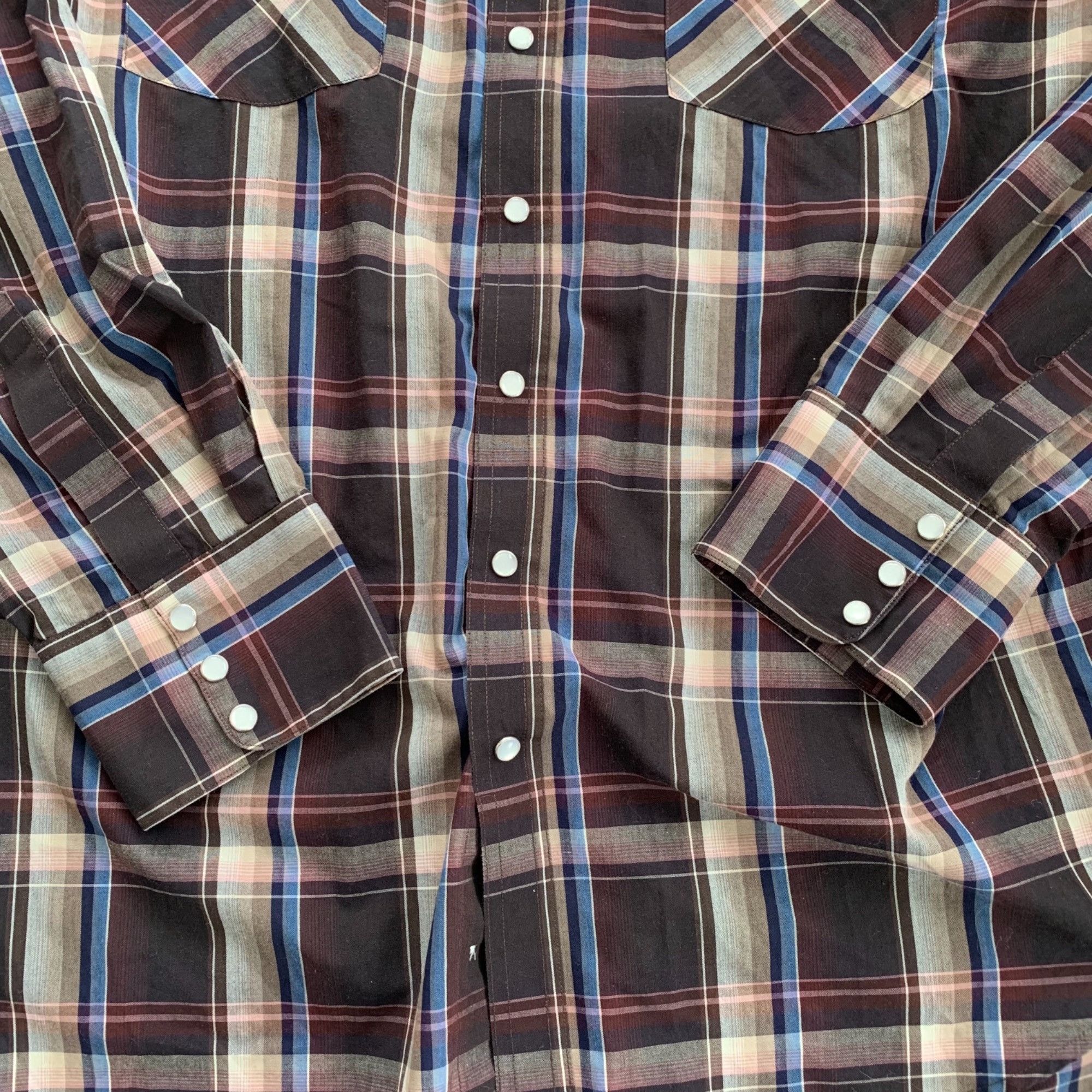 Other High Noon Pearl Snap Plaid Button Up Shirt XL Size US XL / EU 56 / 4 - 5 Thumbnail