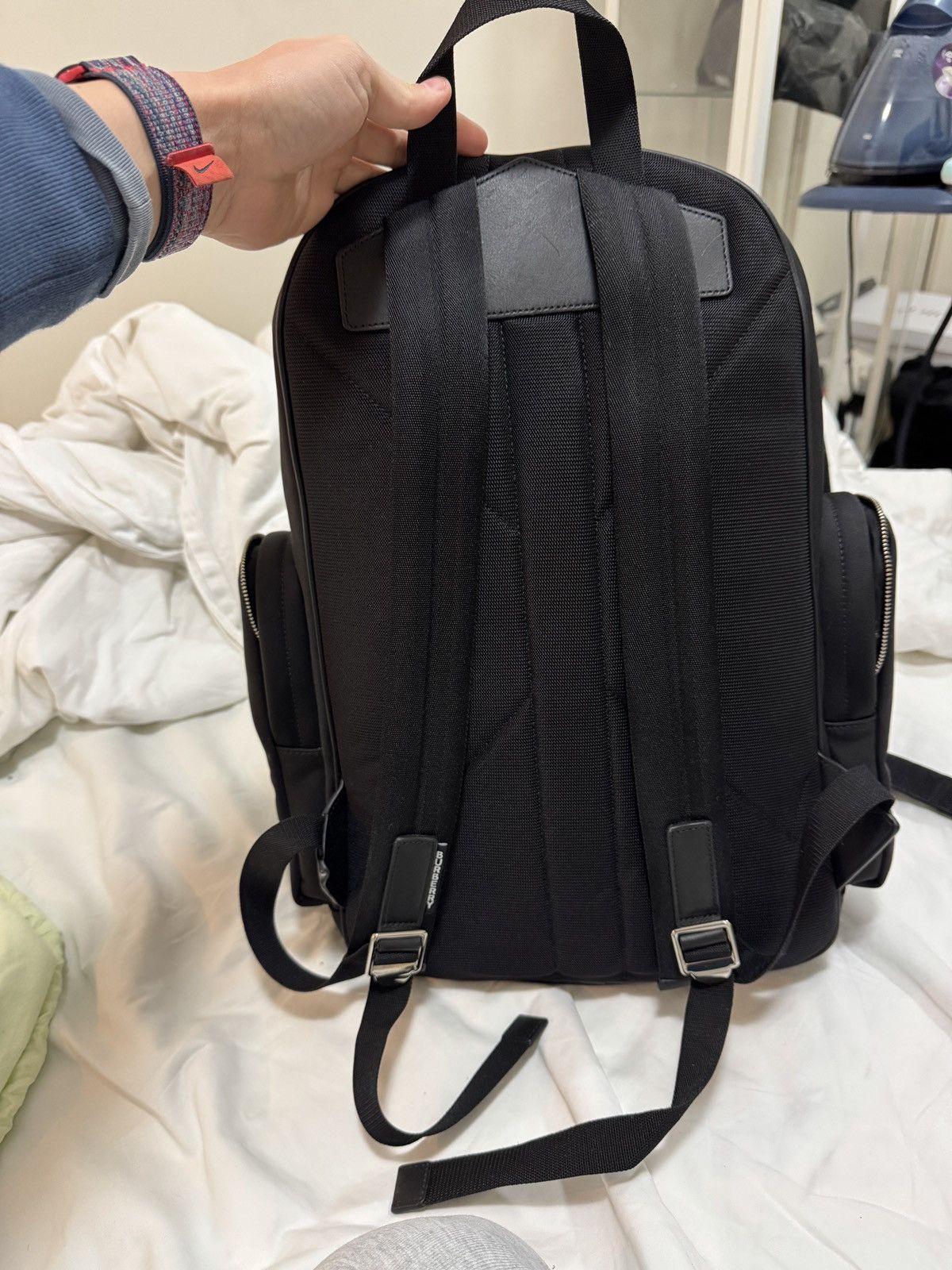 Burberry Large Utility Cooper Backpack Check Beige 8023640 Size ONE SIZE - 6 Thumbnail