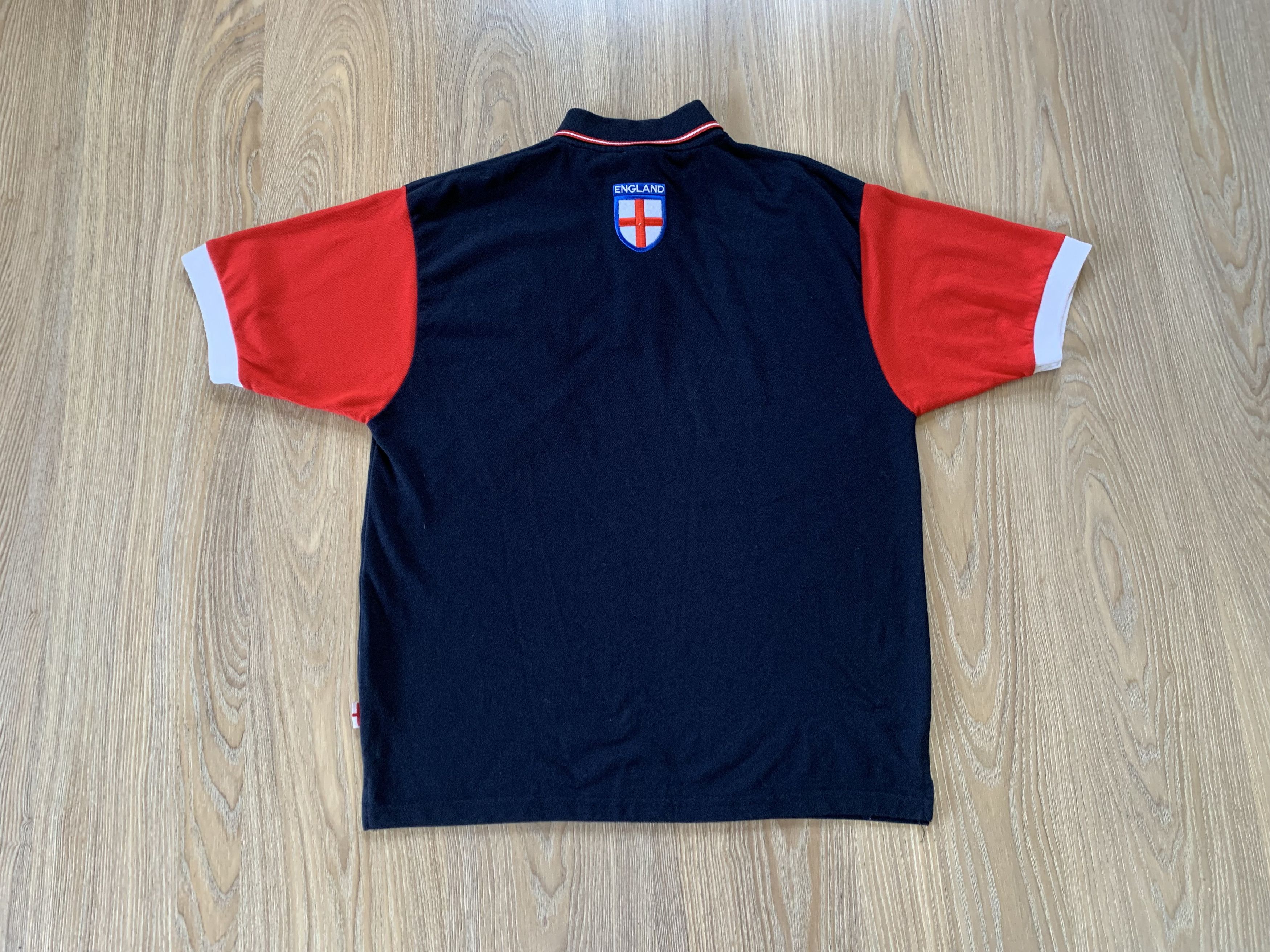 Vintage Rare Vintage England World Cup Campaign Cotton Polo Size US M / EU 48-50 / 2 - 3 Thumbnail