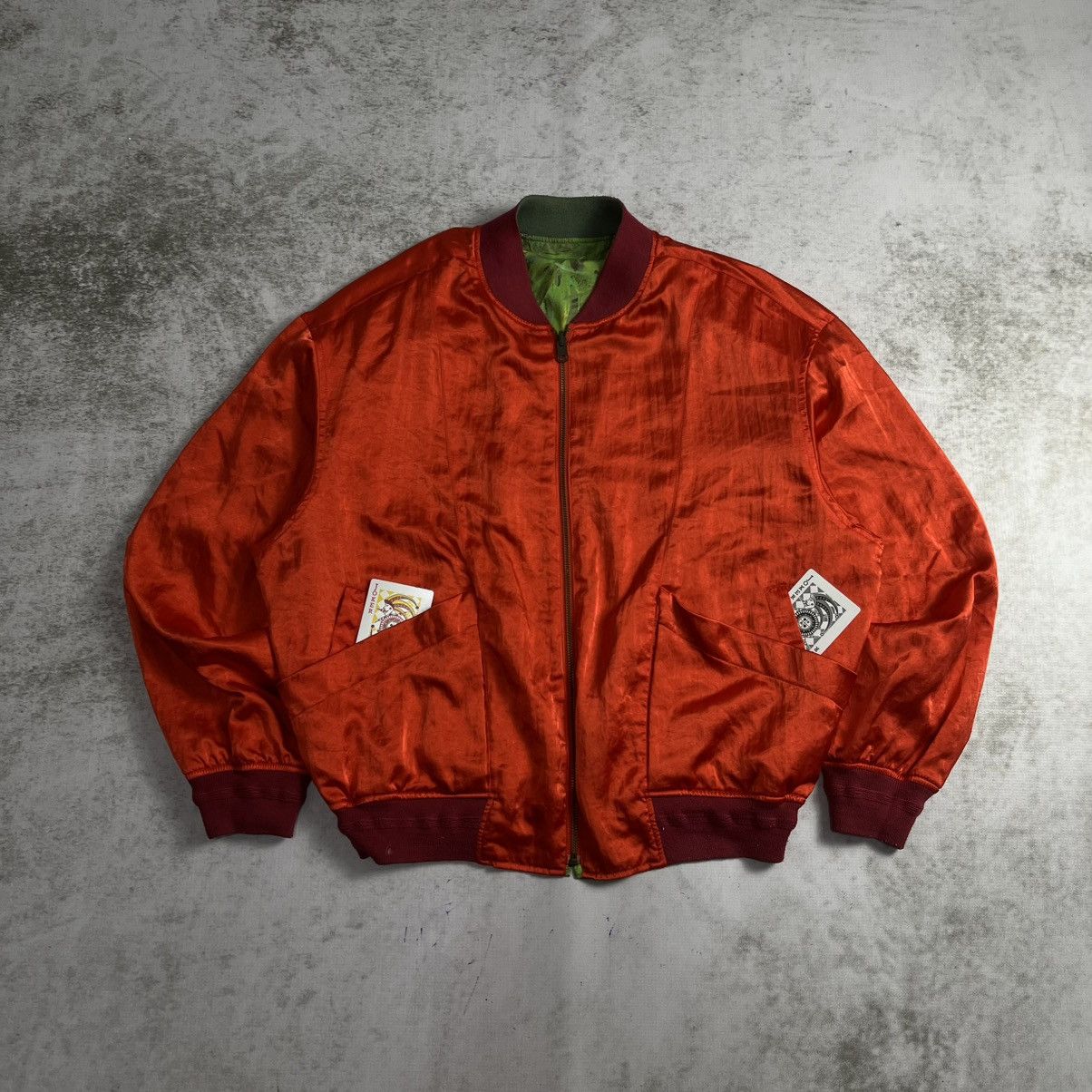 Issey Miyake × Japanese Brand × Tete Homme Vtg Tete Homme Reversible Bomber Jacket Size US M / EU 48-50 / 2 - 8 Thumbnail