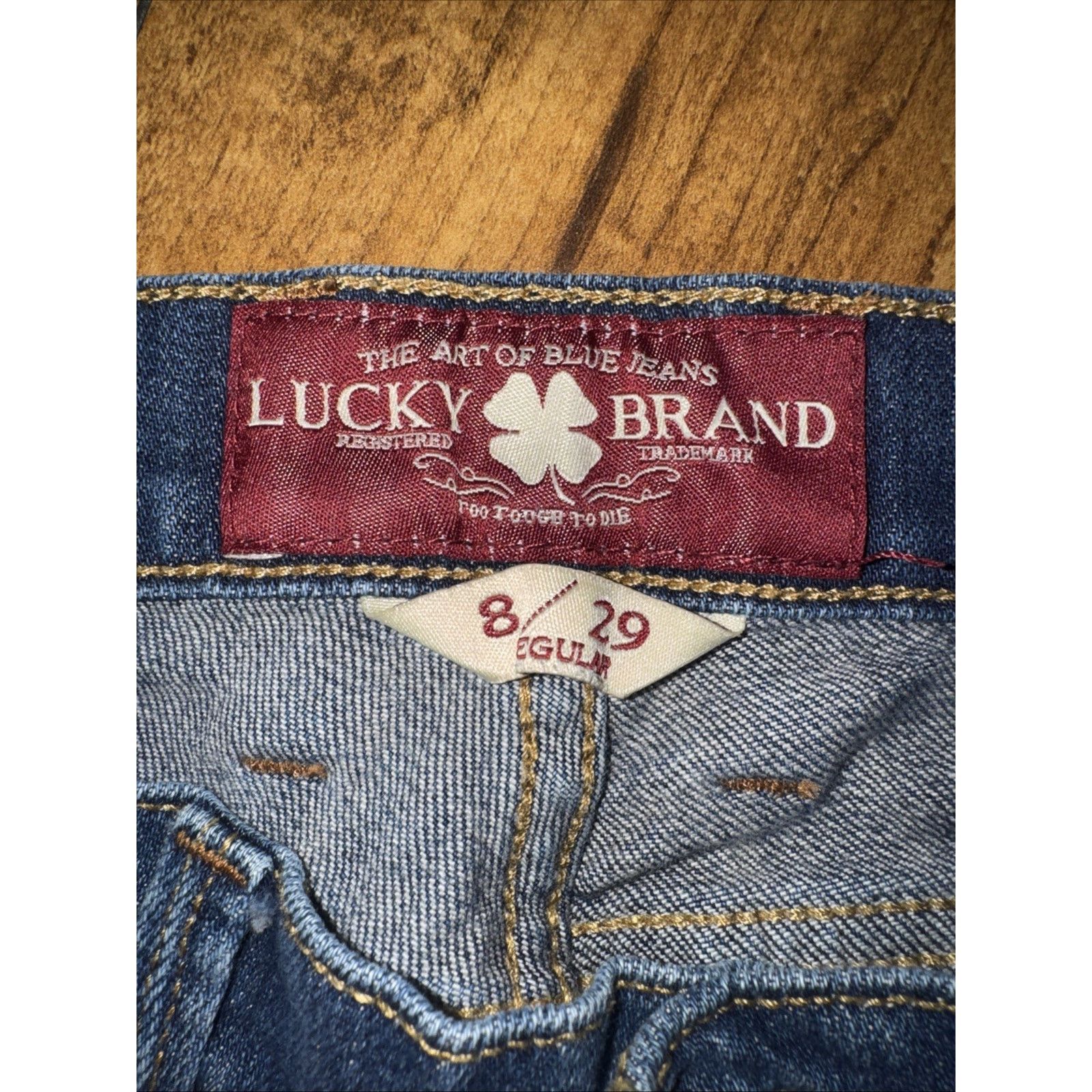 Lucky Brand Lucky Brand Sofia Straight Jeans Blue 30x32 Size 30" / US 8 / IT 44 - 3 Thumbnail