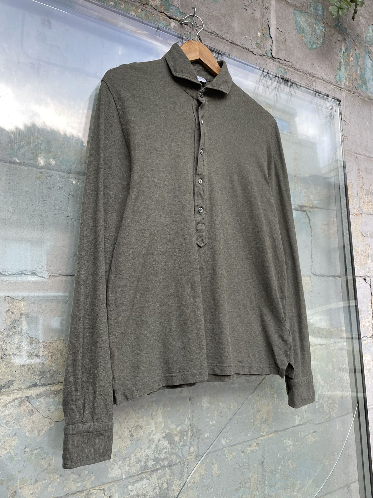 Gran Sasso Gran Sasso Gray Japanese Long Sleeve Size US M / EU 48-50 / 2 - 1 Thumbnail