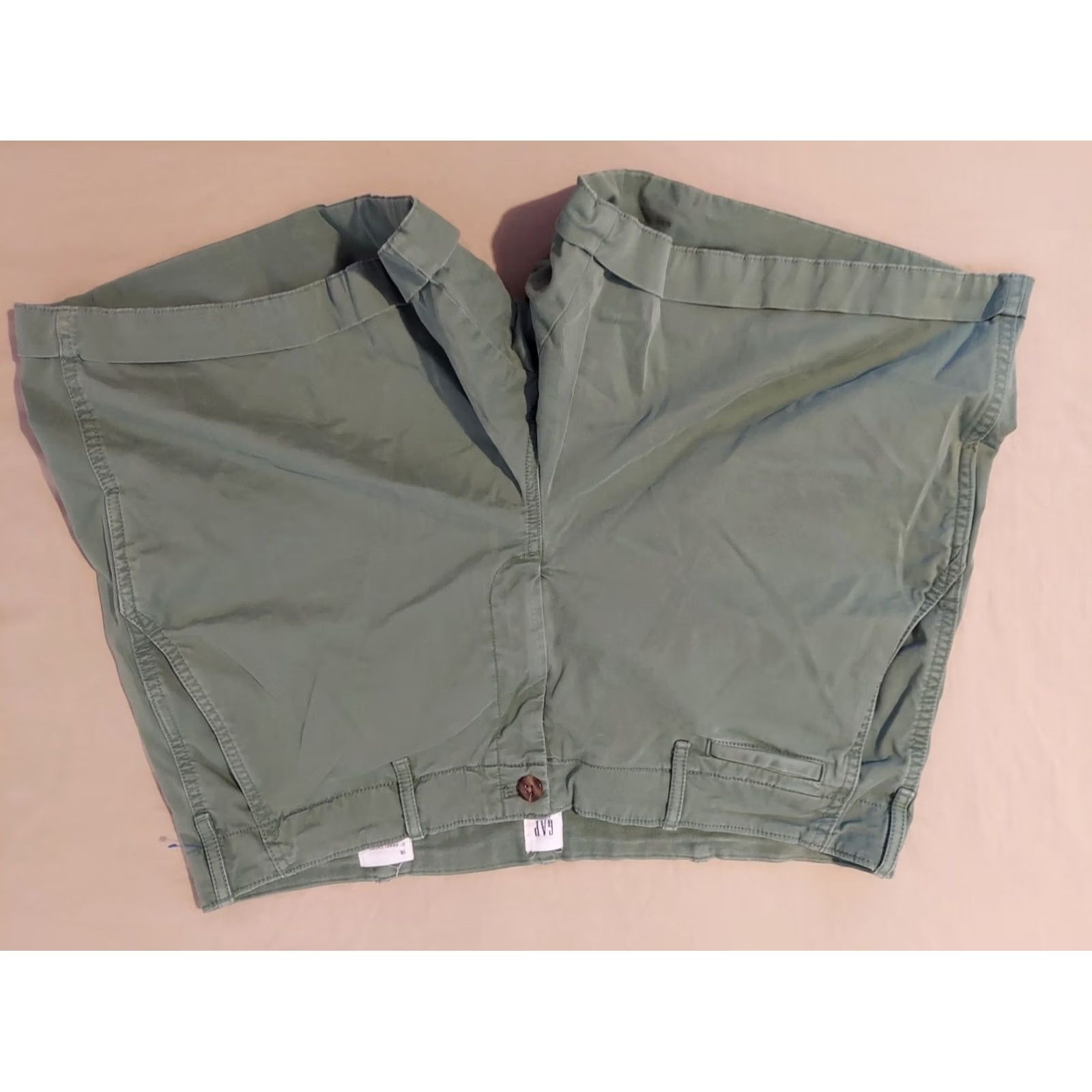 Gap Womens Green Gap Shorts 16 Cotton Chino Size 38" / US 16 / IT 52 - 2 Thumbnail