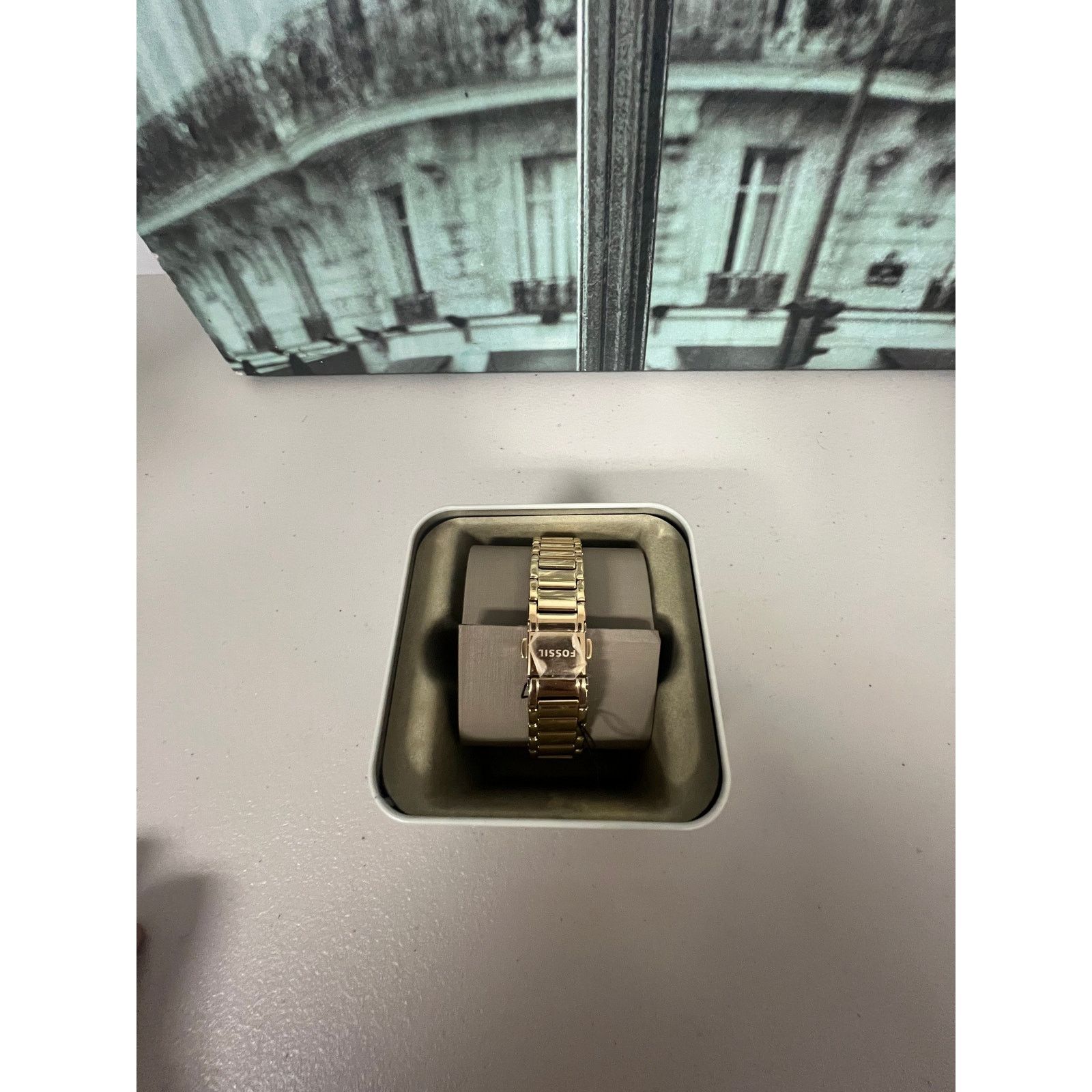 Fossil Fossil BQ3740 Ashtyn Date Gold-Tone Stainless Steel Watch Size ONE SIZE - 5 Thumbnail