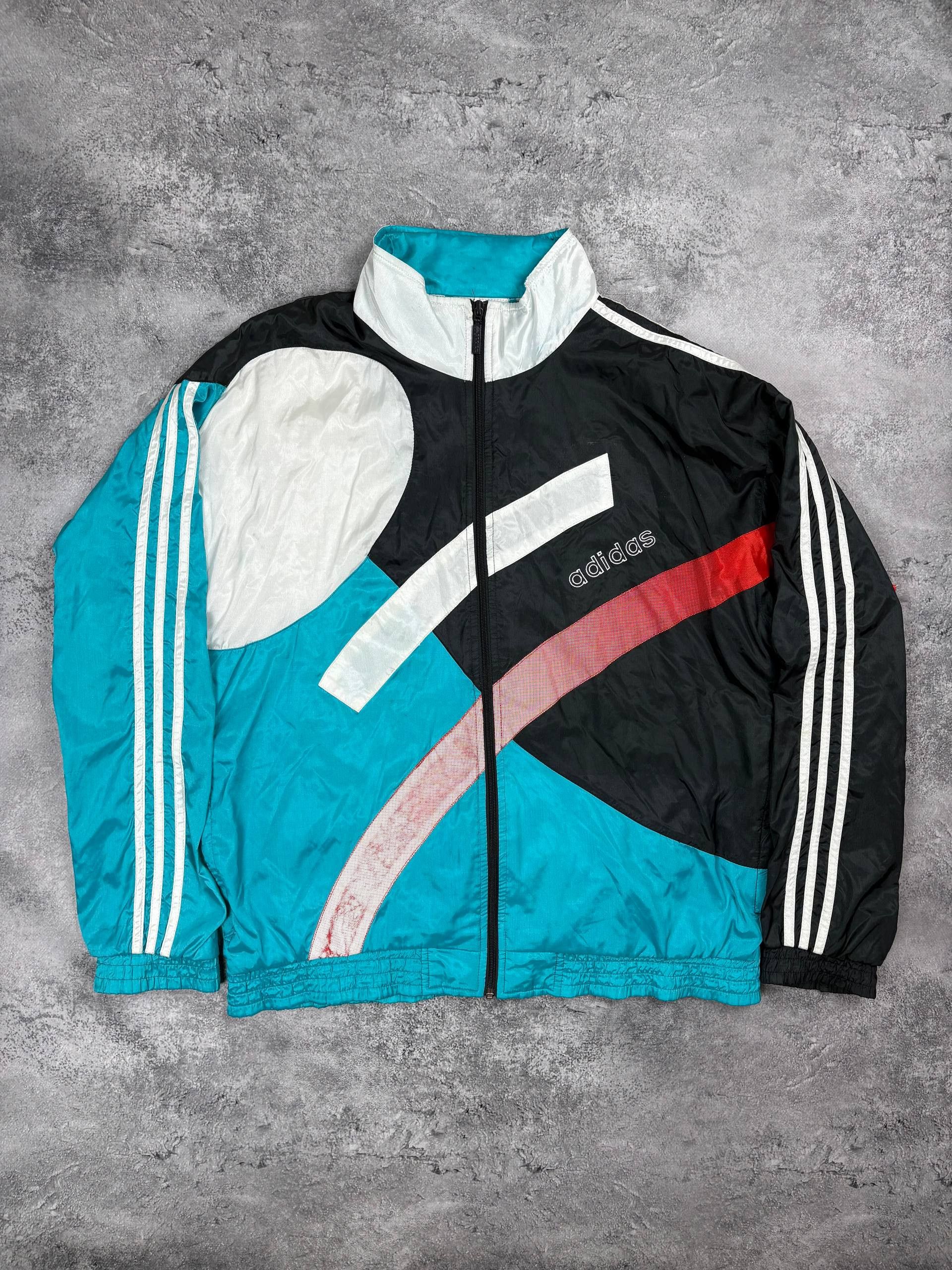 Adidas Vintage 80s Adidas Originals Track Jacket M Multicoloured Size US M / EU 48-50 / 2 - 1 Thumbnail