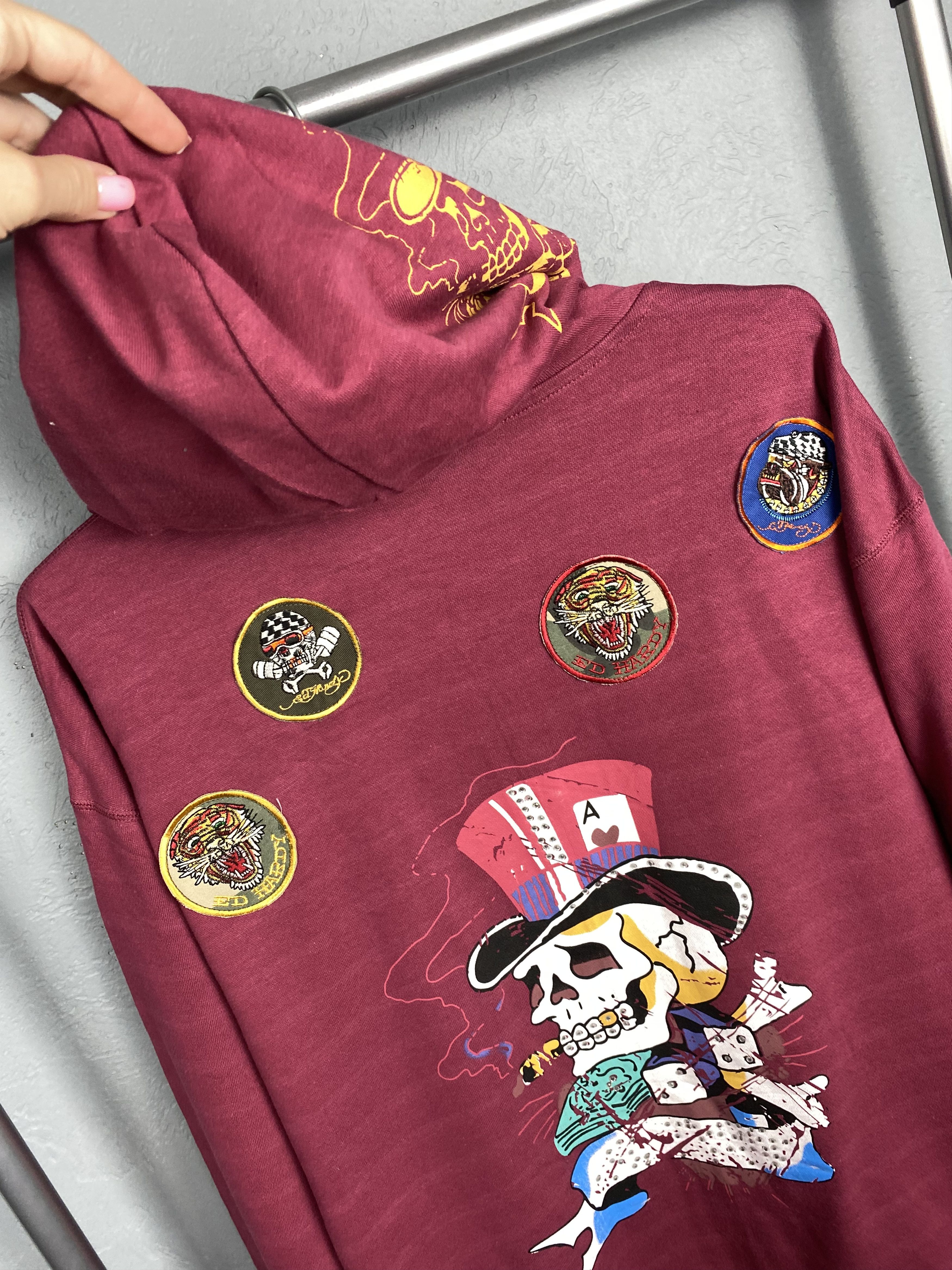 Christian Audigier Ed Hardy by Christian Audigier Hoodie Y2K Size US XXL / EU 58 / 5 - 8 Thumbnail