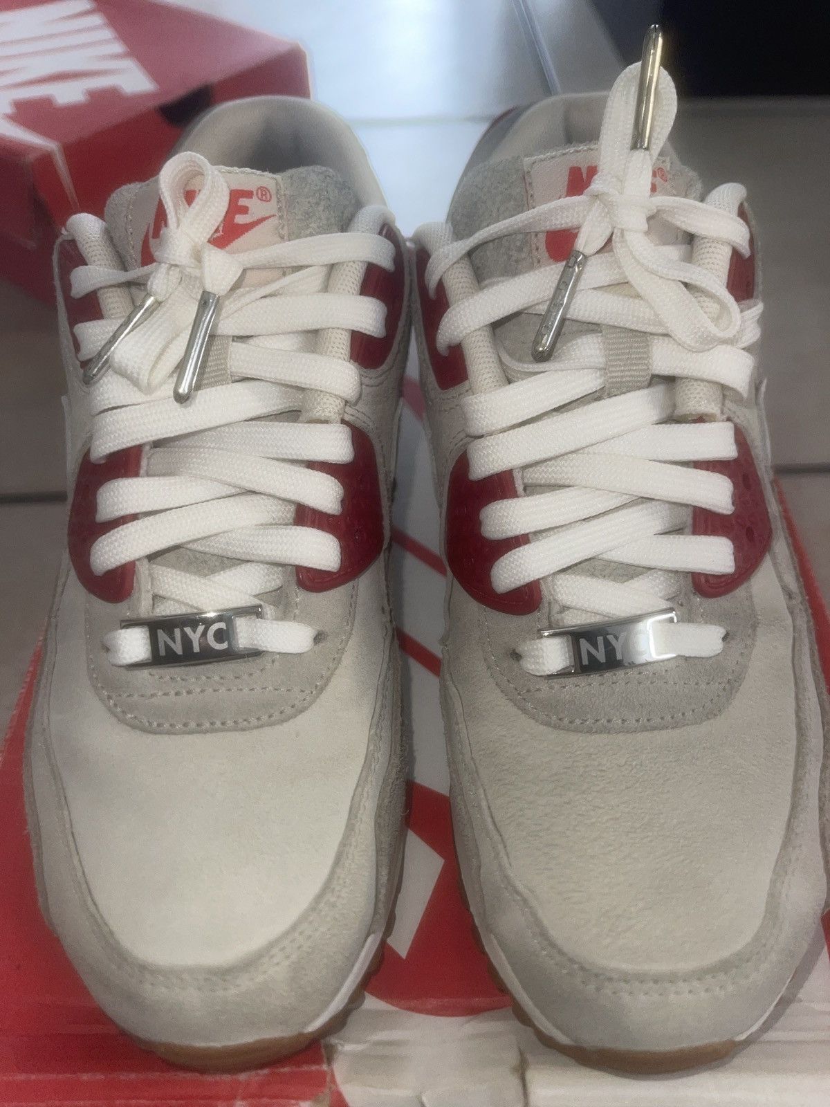 Nike Nik Air Max 90 QS (NYC Cheesecake) Size US 6.5 / IT 36.5 - 3 Thumbnail