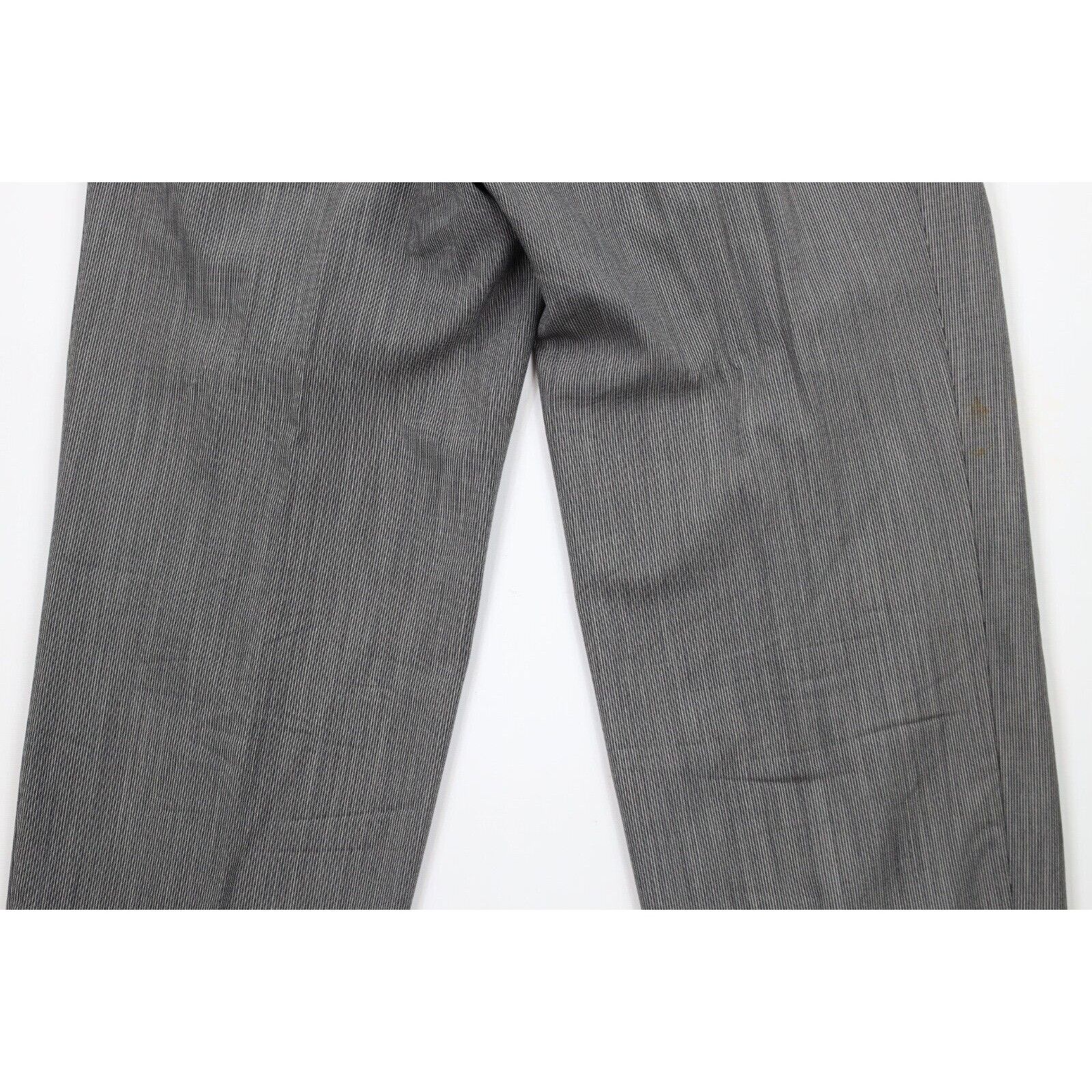 Hugo Boss × Vintage Vintage 90s Hugo Boss 2 Piece Wool Stretch Wedding SuitSuit Size 46R - 21 Thumbnail