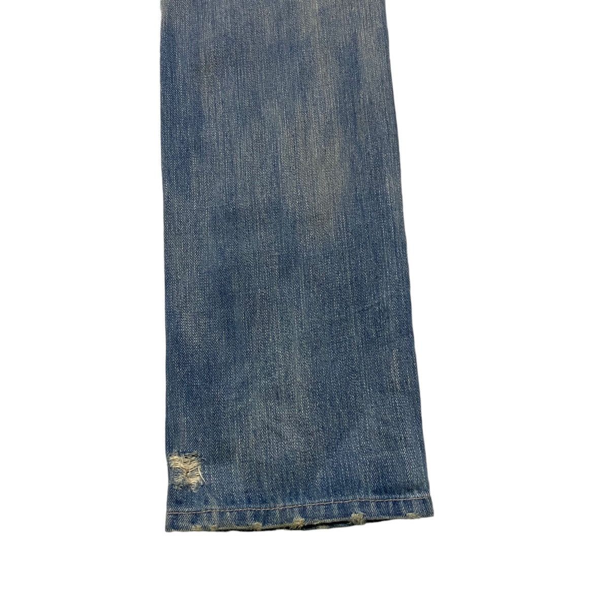 Japanese Brand CRAZY TRIBE Denim Thrashed Jeans Size US 31 - 16 Thumbnail