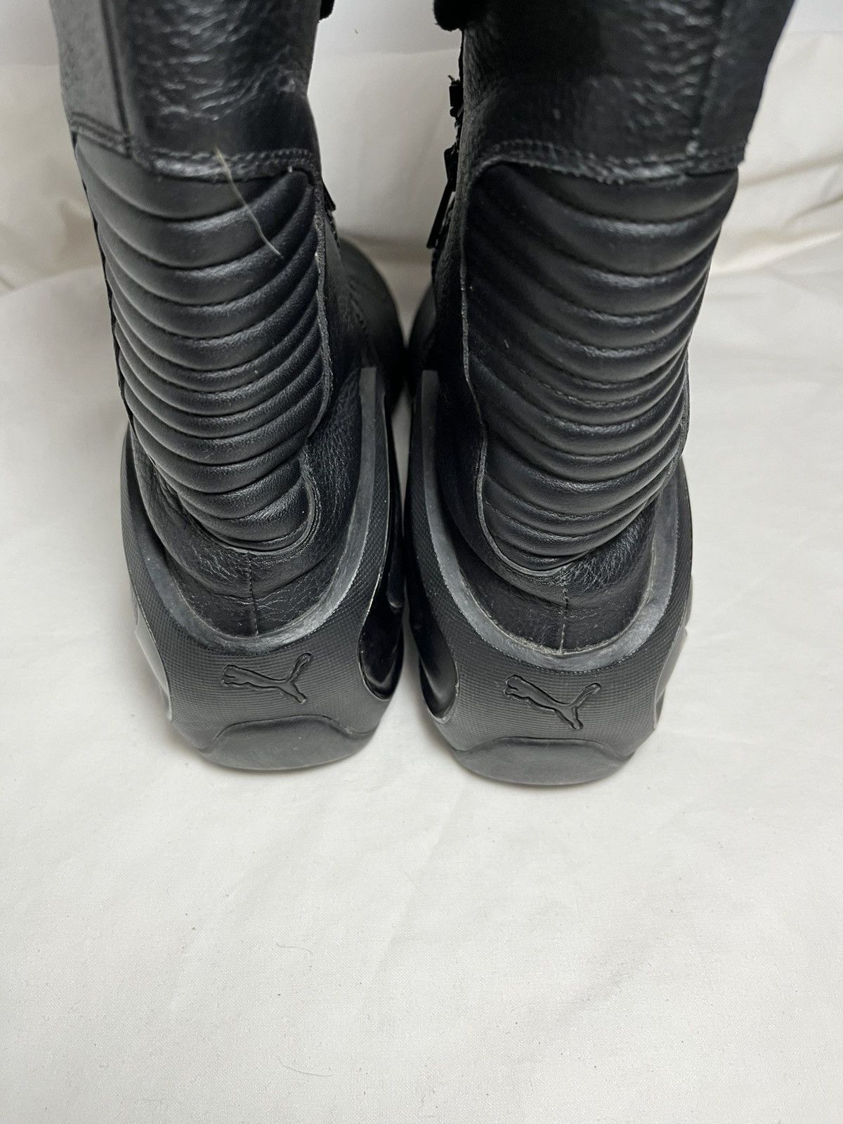 Dirk Bikkembergs × Puma RARE Puma Sample Moto Boxing High Top Sneakers Shoes Mostro Size US 9 / EU 42 - 4 Thumbnail