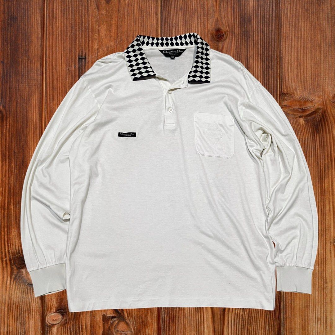 Christian Dior Monsieur Vintage Christian Dior Polo Shirt Size US M / EU 48-50 / 2 - 2 Thumbnail
