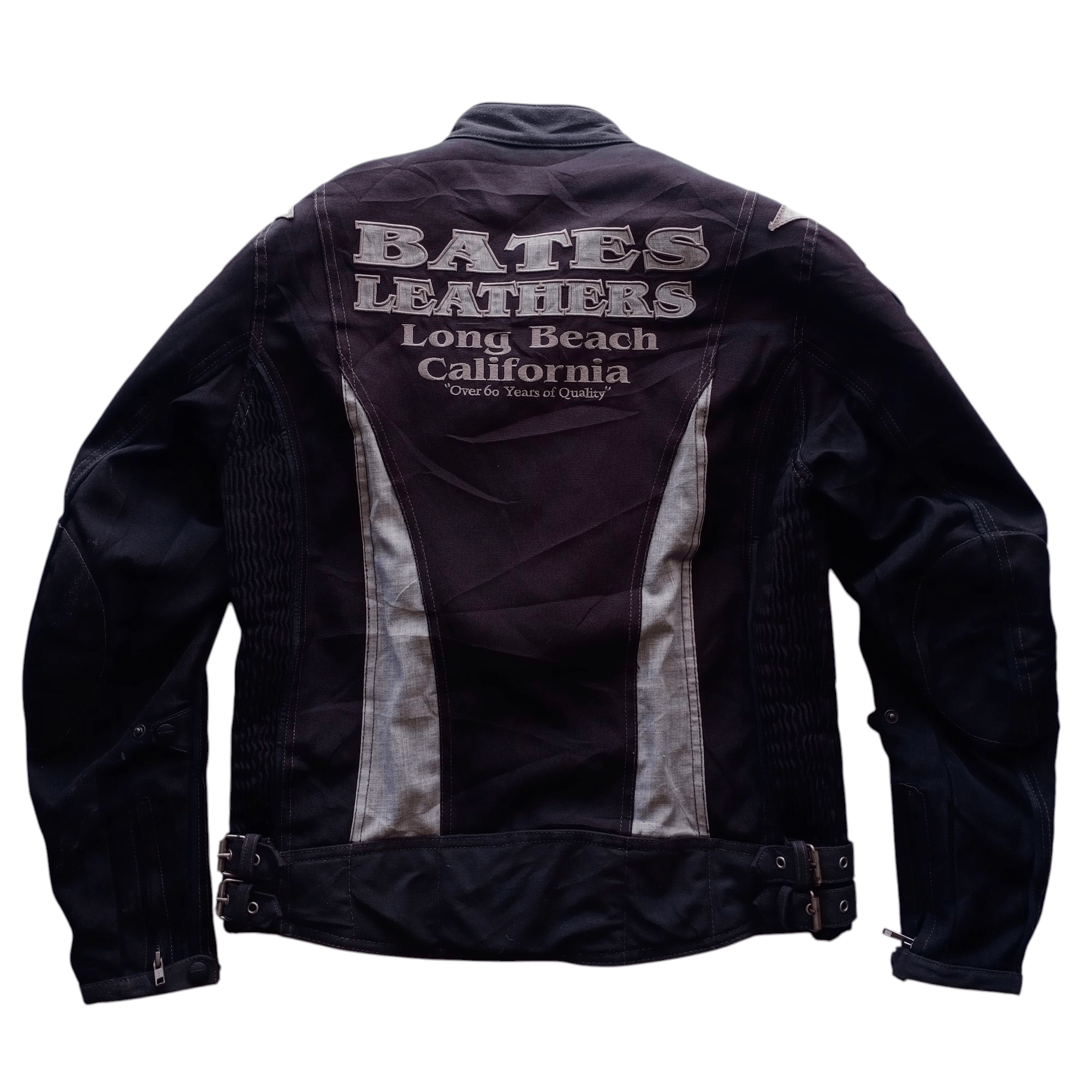 Custom Bates Leathers Motorcycle Biker USA Jacket Vintage