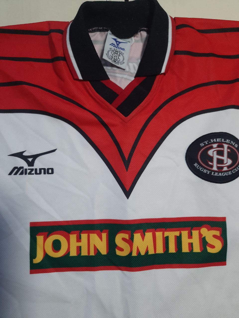 Mizuno Mizuno St.Helens Rugby Shirt 1999-2000 size 30/32 Size US XS / EU 42 / 0 - 7 Thumbnail