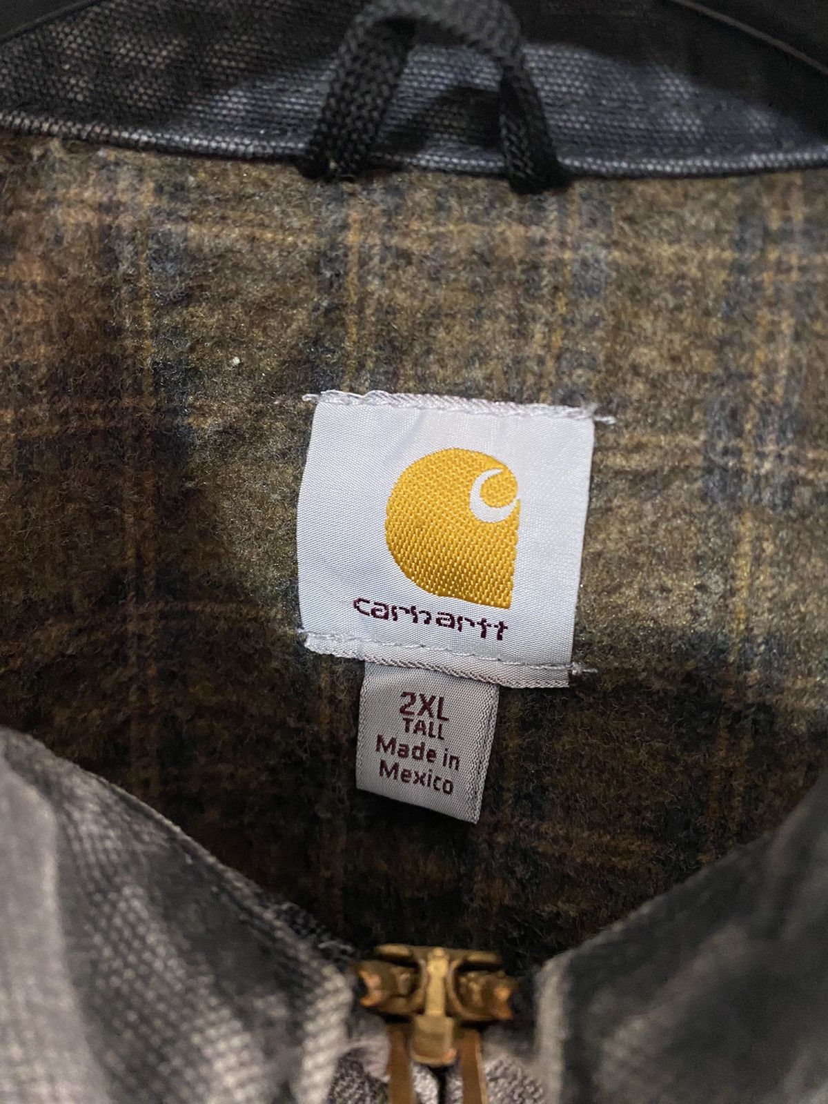 Carhartt Detroit Jacket J97 GVL Carhartt USA size XXL Tall with patch Size US XXL / EU 58 / 5 - 6 Thumbnail