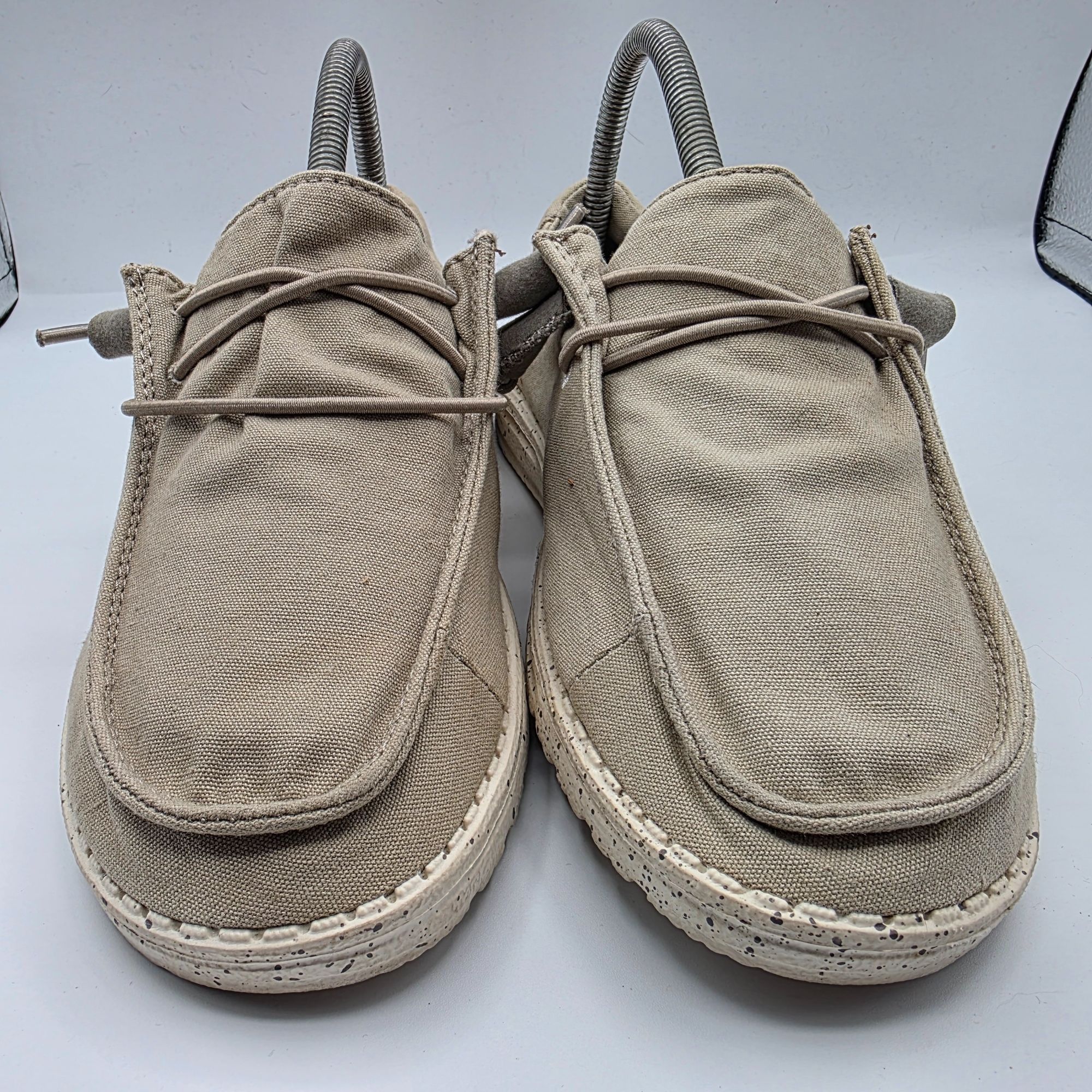 Other Hey Dude Wendy Grey Womens Size 8 Beige Shoes Casual Walking Size US 8 / IT 38 - 2 Thumbnail