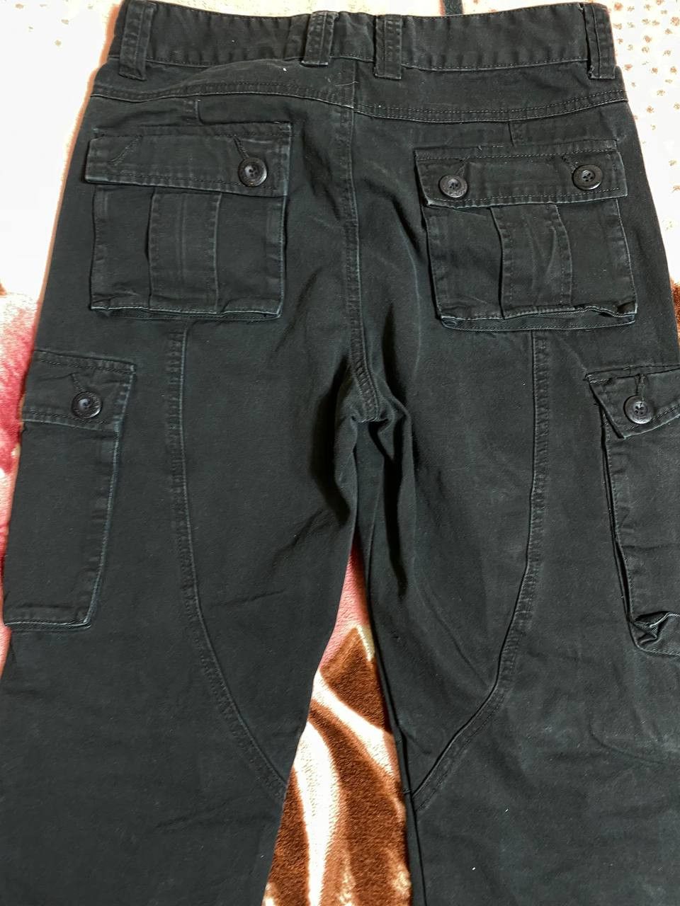 Other Vintage Double Knee Pilot Baggy Bondage Cargo Pants Size US 28 / EU 44 - 6 Thumbnail